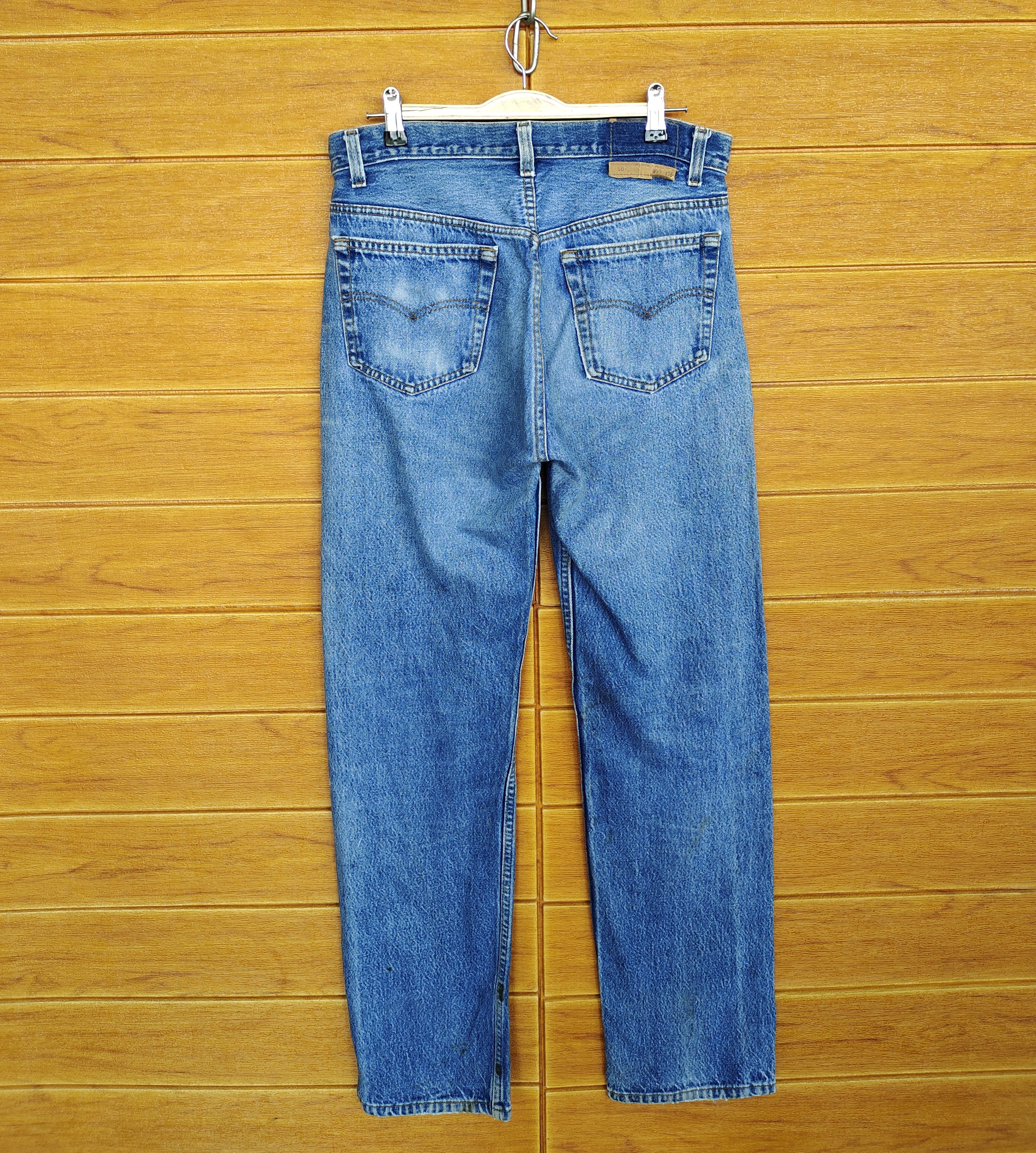 Levi's Vintage 80s LEVIS 501 USA Top Button 552 Rusty Denim Pants Size US 31 - 1 Thumbnail