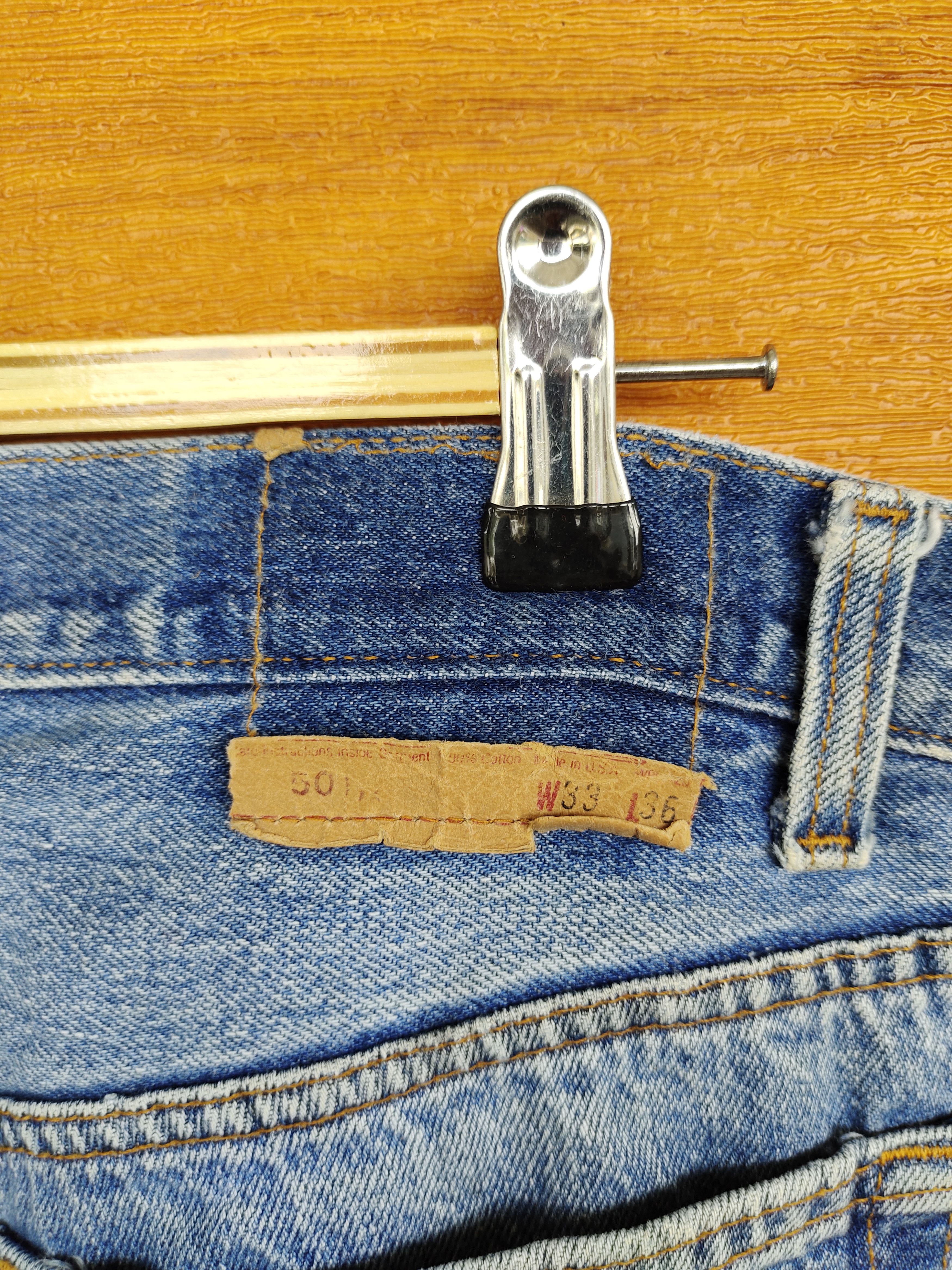 Levi's Vintage 80s LEVIS 501 USA Top Button 552 Rusty Denim Pants Size US 31 - 11 Thumbnail