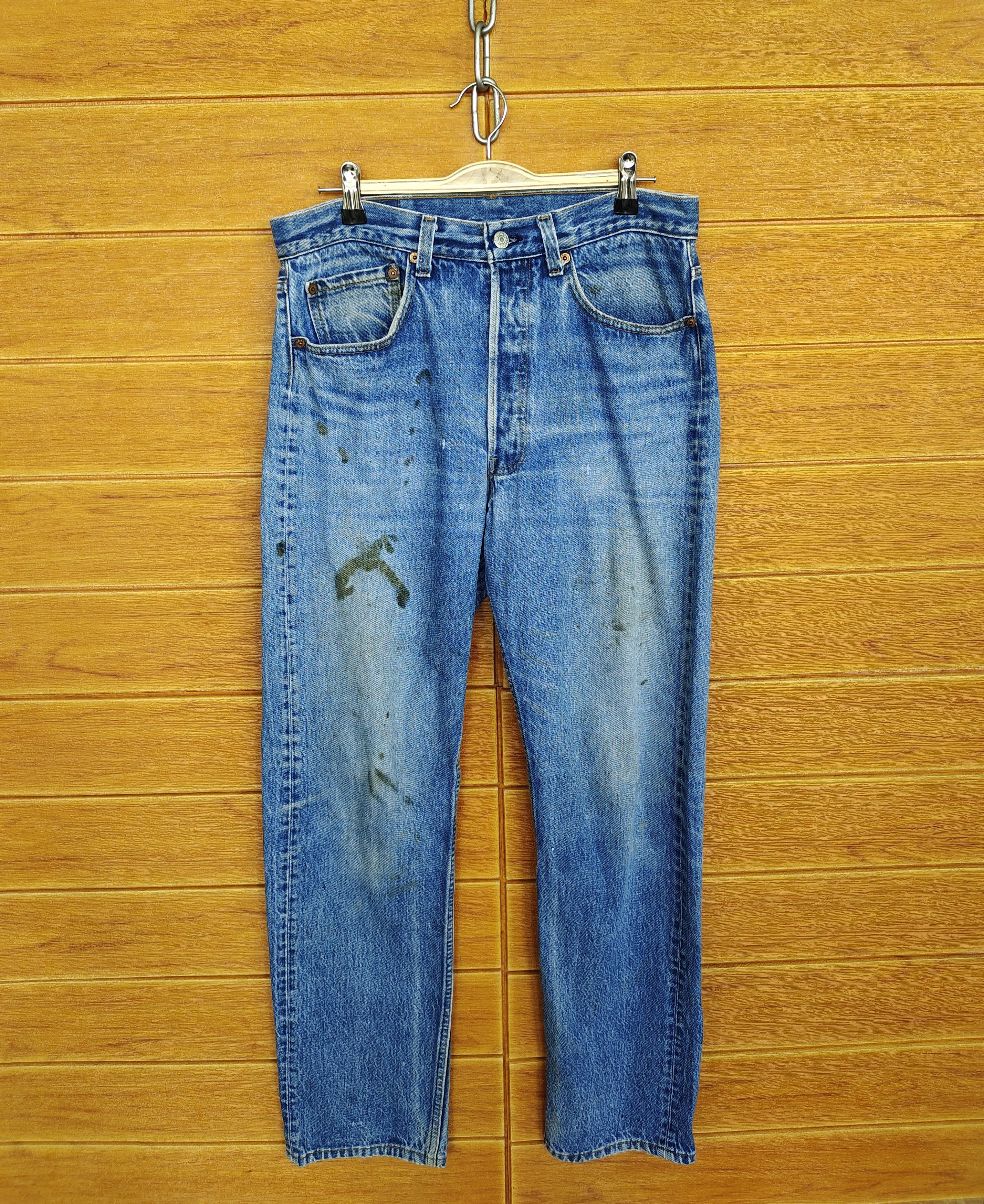 Levi's Vintage 80s LEVIS 501 USA Top Button 552 Rusty Denim Pants Size US 31 - 2 Thumbnail