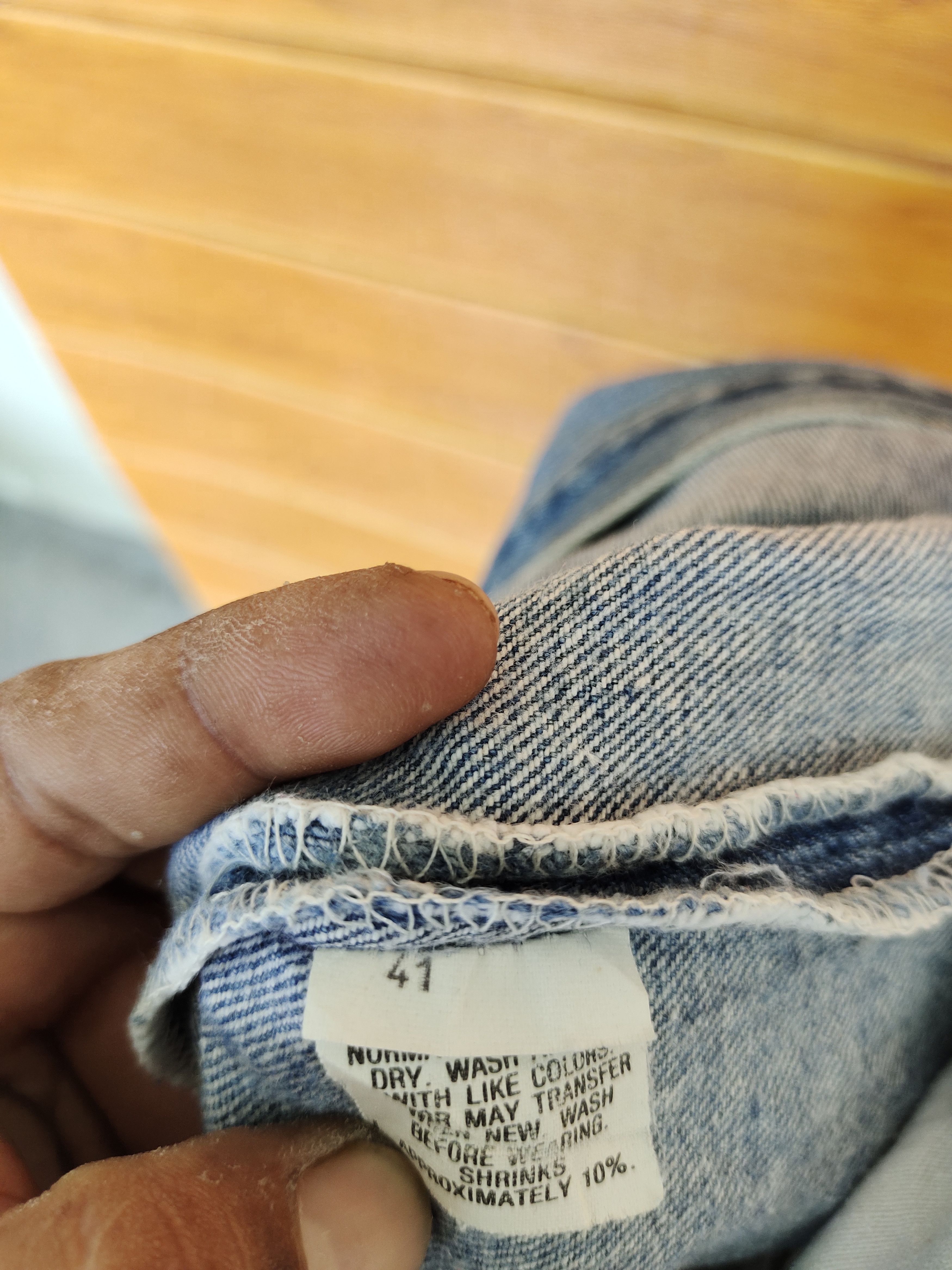 Levi's Vintage 80s LEVIS 501 USA Top Button 552 Rusty Denim Pants Size US 31 - 16 Thumbnail