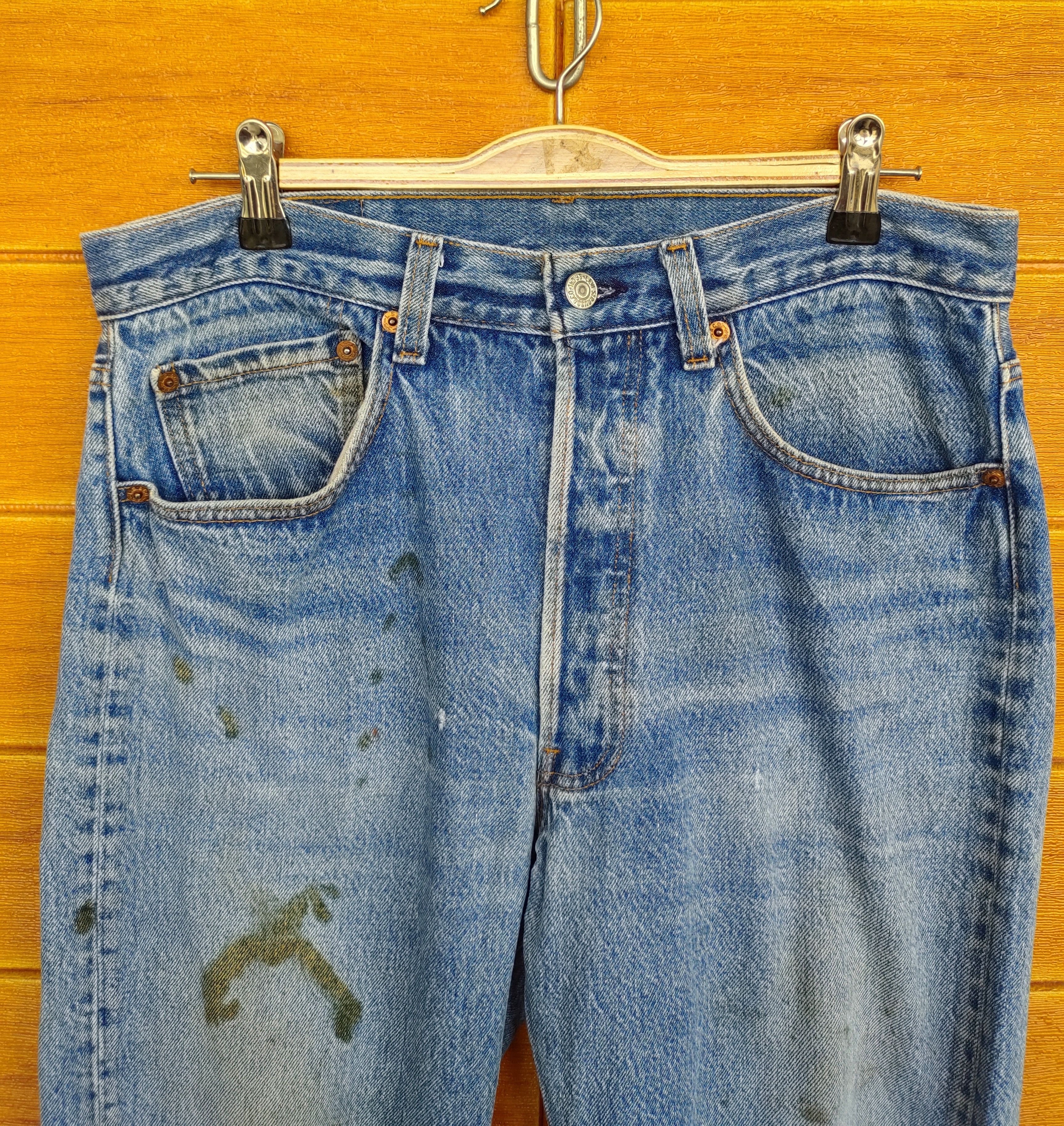 Levi's Vintage 80s LEVIS 501 USA Top Button 552 Rusty Denim Pants Size US 31 - 3 Thumbnail