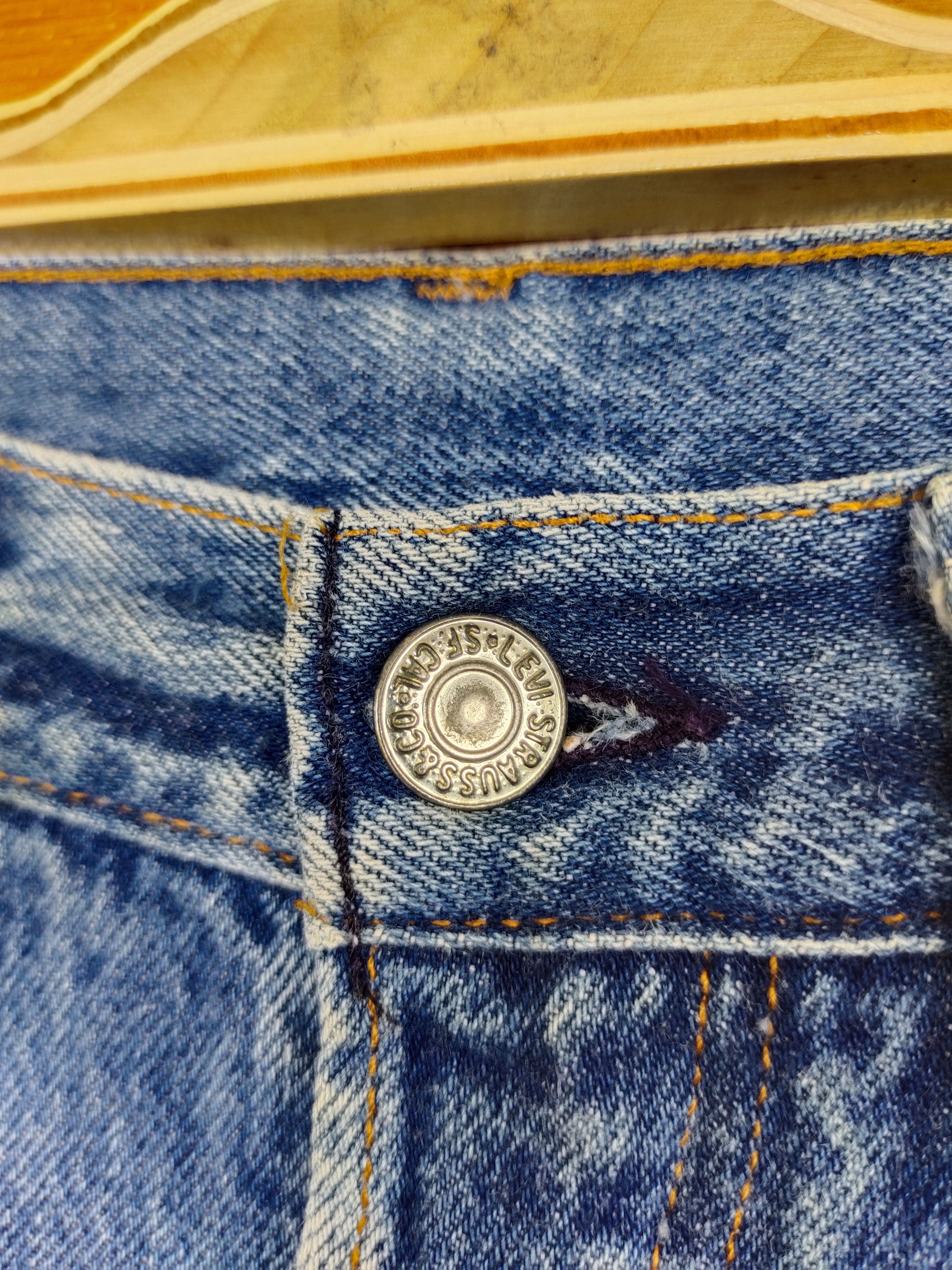 Levi's Vintage 80s LEVIS 501 USA Top Button 552 Rusty Denim Pants Size US 31 - 14 Thumbnail