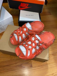 Imran Potato Steamed Crab Orange Slide Sneaker Shoe