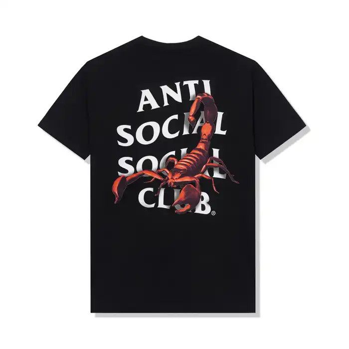 Anti social social club Mood sting black tee