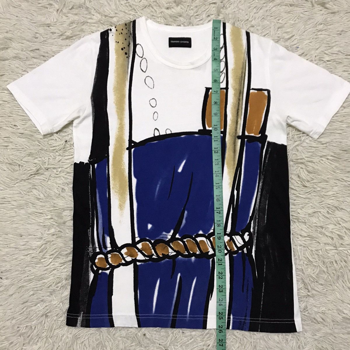 Issey Miyake Vintage 90s Tsumori Chisato fullprint Tshirt Size US S / EU 44-46 / 1 - 11 Thumbnail