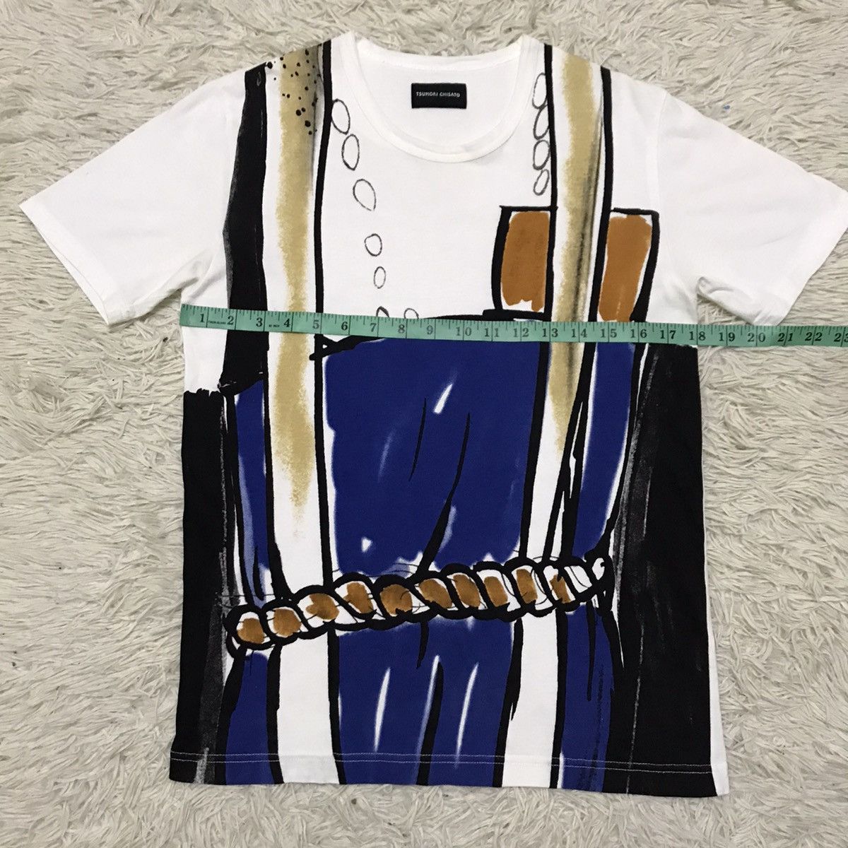 Issey Miyake Vintage 90s Tsumori Chisato fullprint Tshirt Size US S / EU 44-46 / 1 - 10 Thumbnail