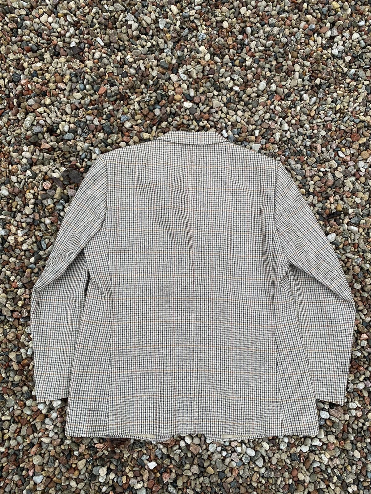 Vintage × Yves Saint Laurent Yves Saint Laurent Vintage Wool Silk Checked Blazer Size US L / EU 52-54 / 3 - 7 Thumbnail