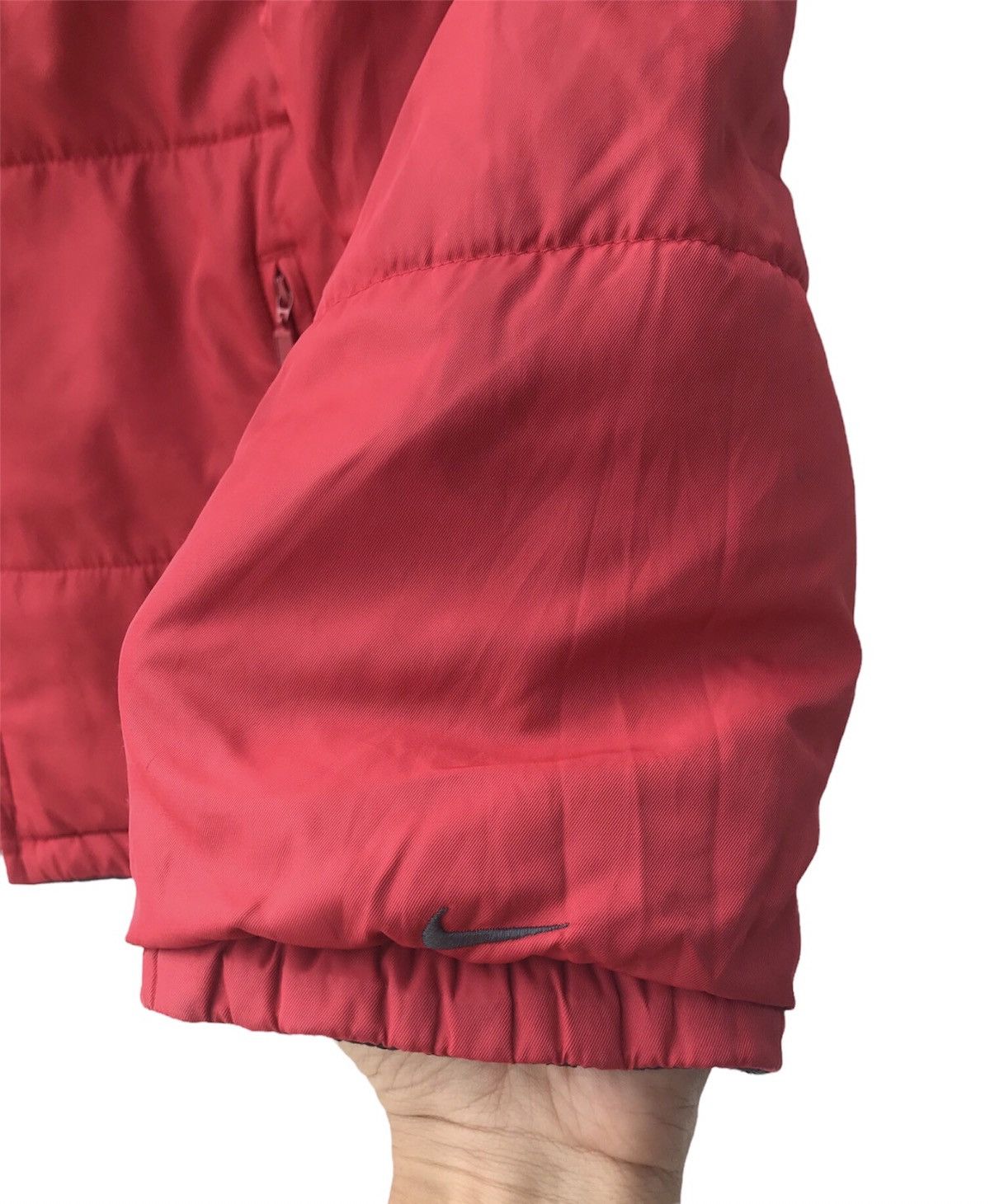 Nike Y2K Nike Small Swoosh Reversible Jacket Size L / US 10 / IT 46 - 7 Thumbnail
