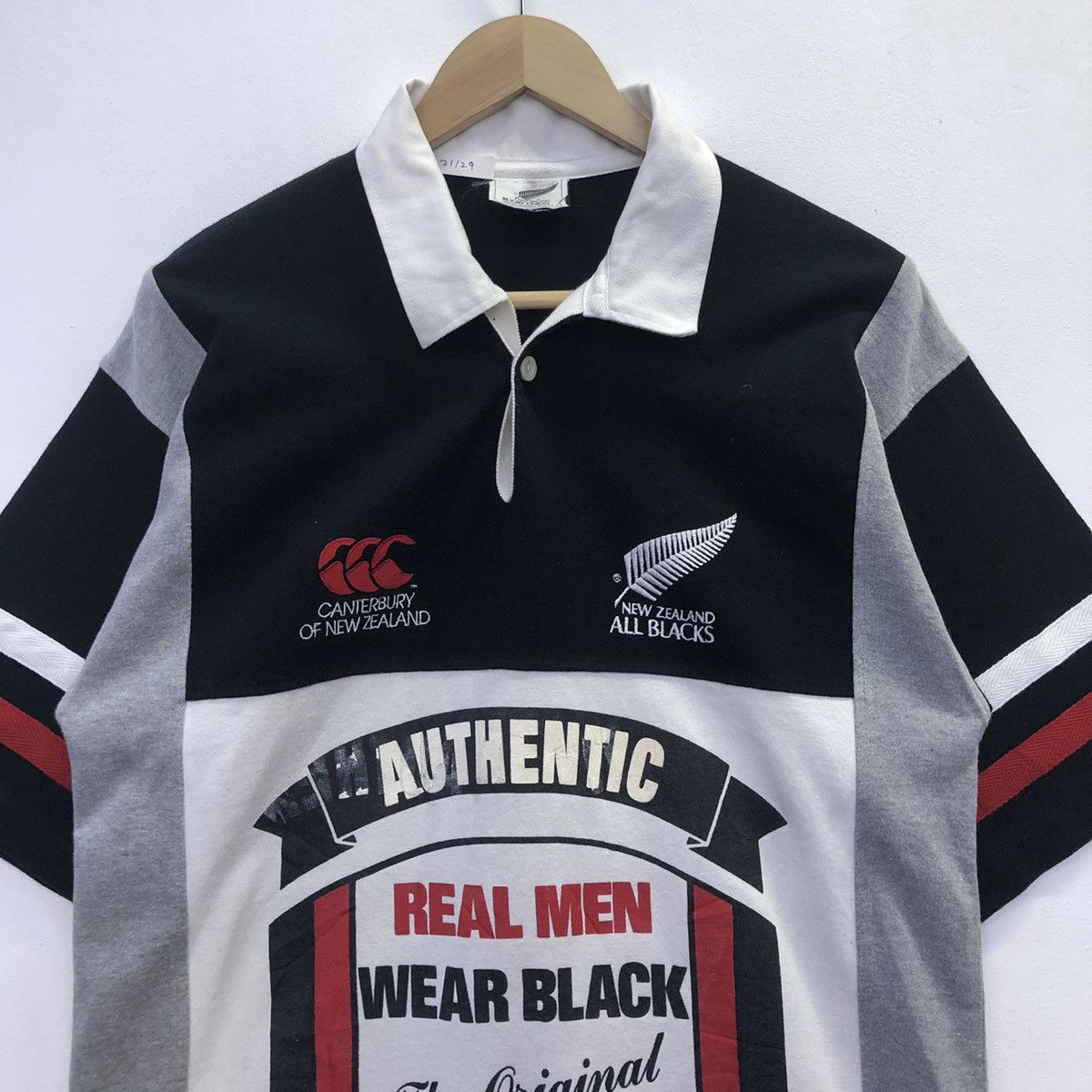 All Blacks × Canterbury of New Zealand ‘Rare!! CANTERBURY of NEWZEALAND Steinlager Polo Shirt Size US L / EU 52-54 / 3 - 3 Thumbnail