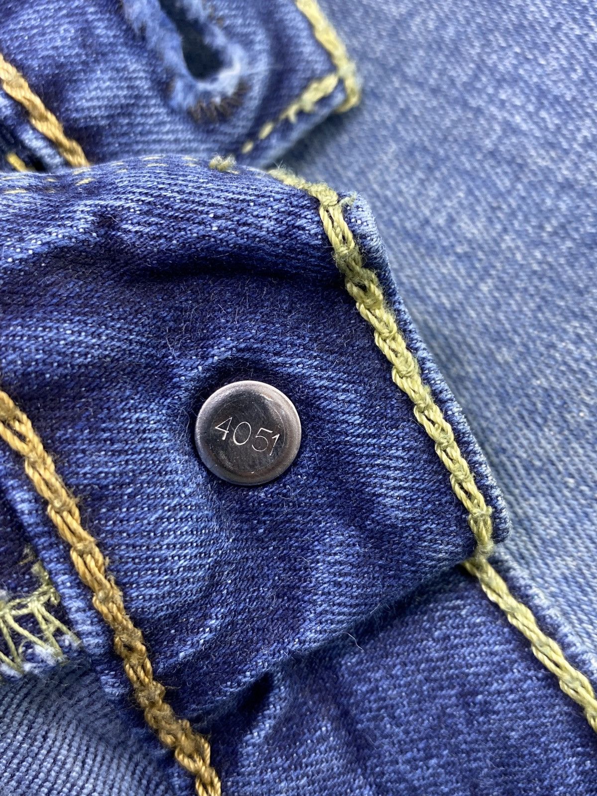 Jean × Levi's × Vintage VINTAGE LEVIS 514 BLUE WASH JEANS -J013 Size US 36 / EU 52 - 6 Thumbnail