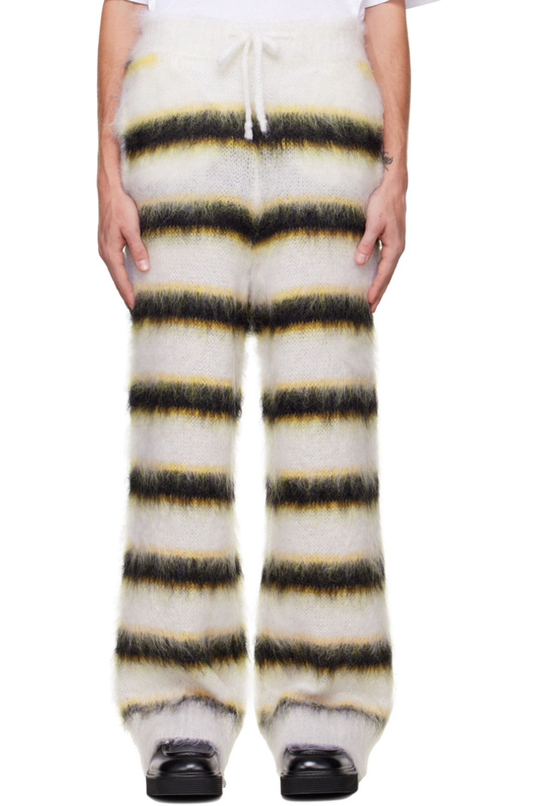 Japanese Brand Japanese Brand Striped Lounge Pants Design Size US 31 - 2 Thumbnail