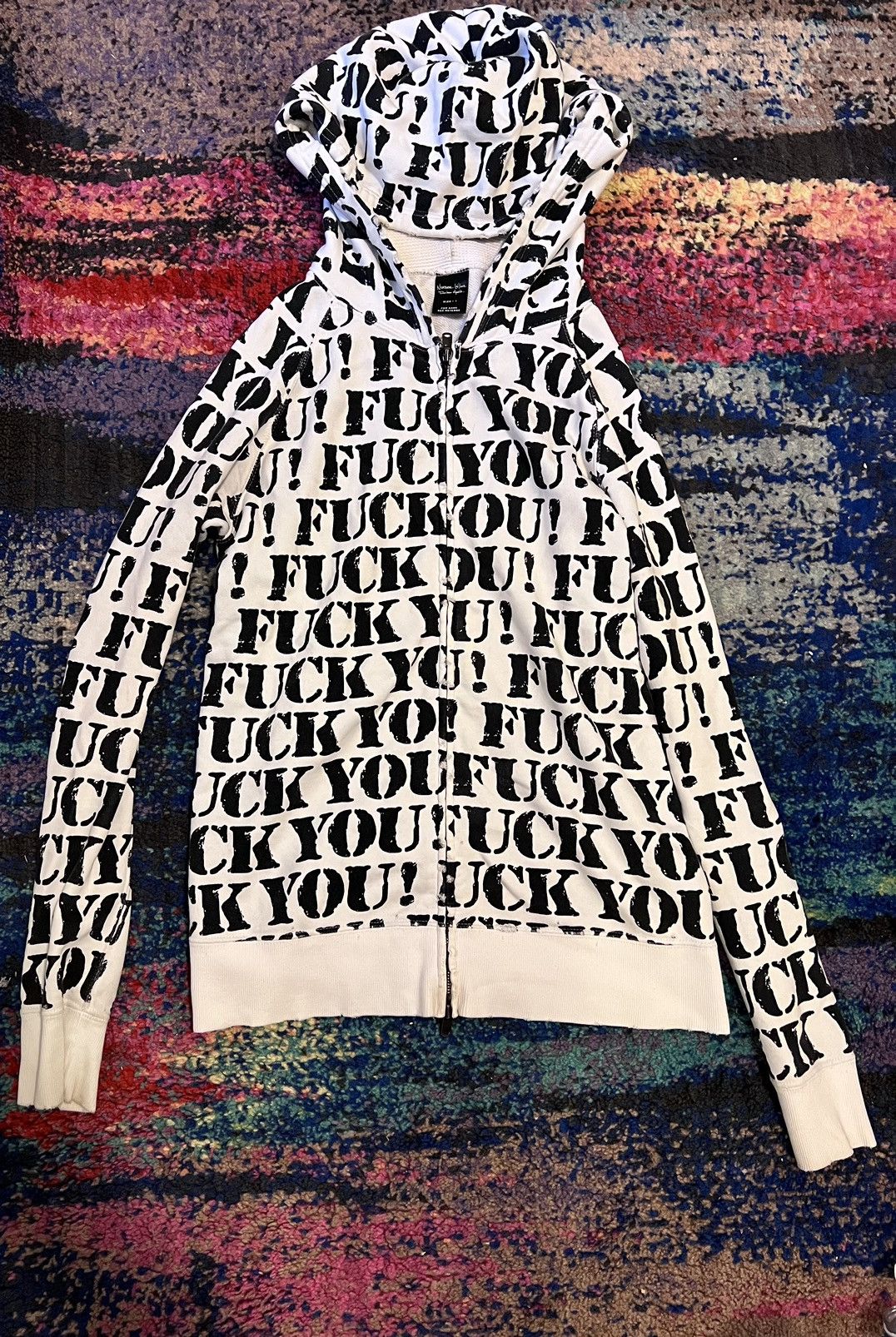 Number N Ine Fuck You Hoodie | Grailed