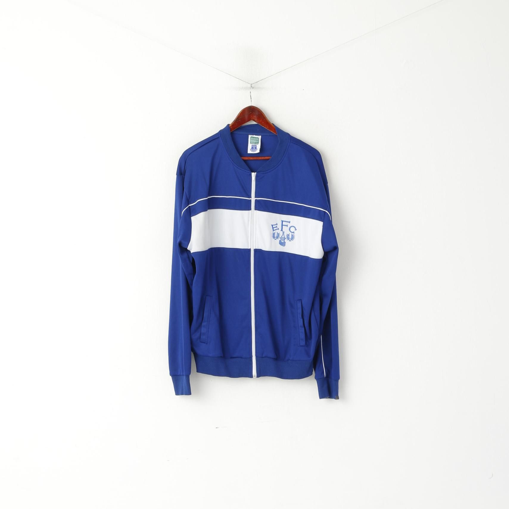 Vintage Score Draw Men XXL Sweatshirt Blue Everton Fc vtg 5825 Size US XXL / EU 58 / 5 - 1 Thumbnail