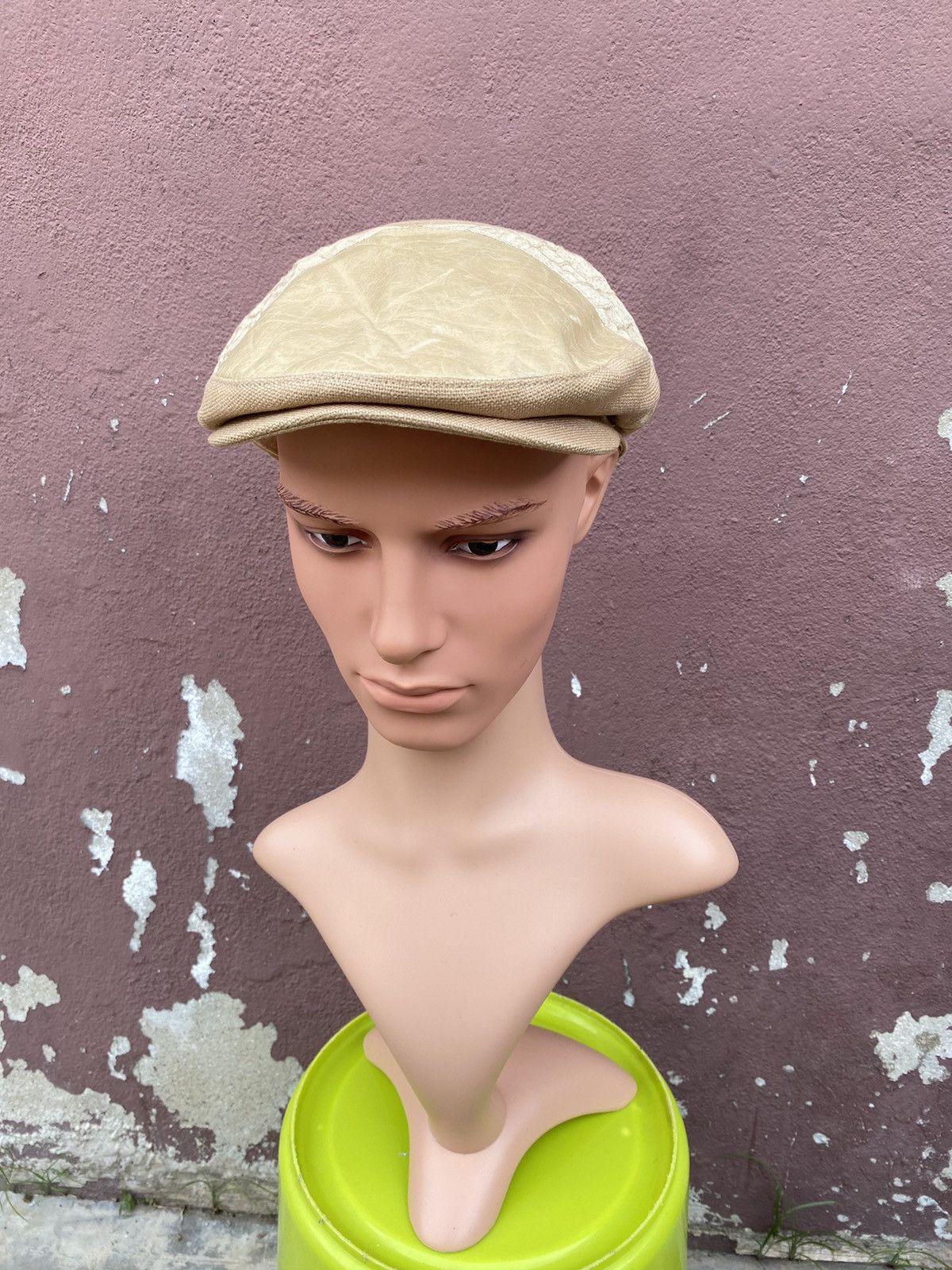 image of Ca4La Cowskin Baretta Hat in Brown, Men's