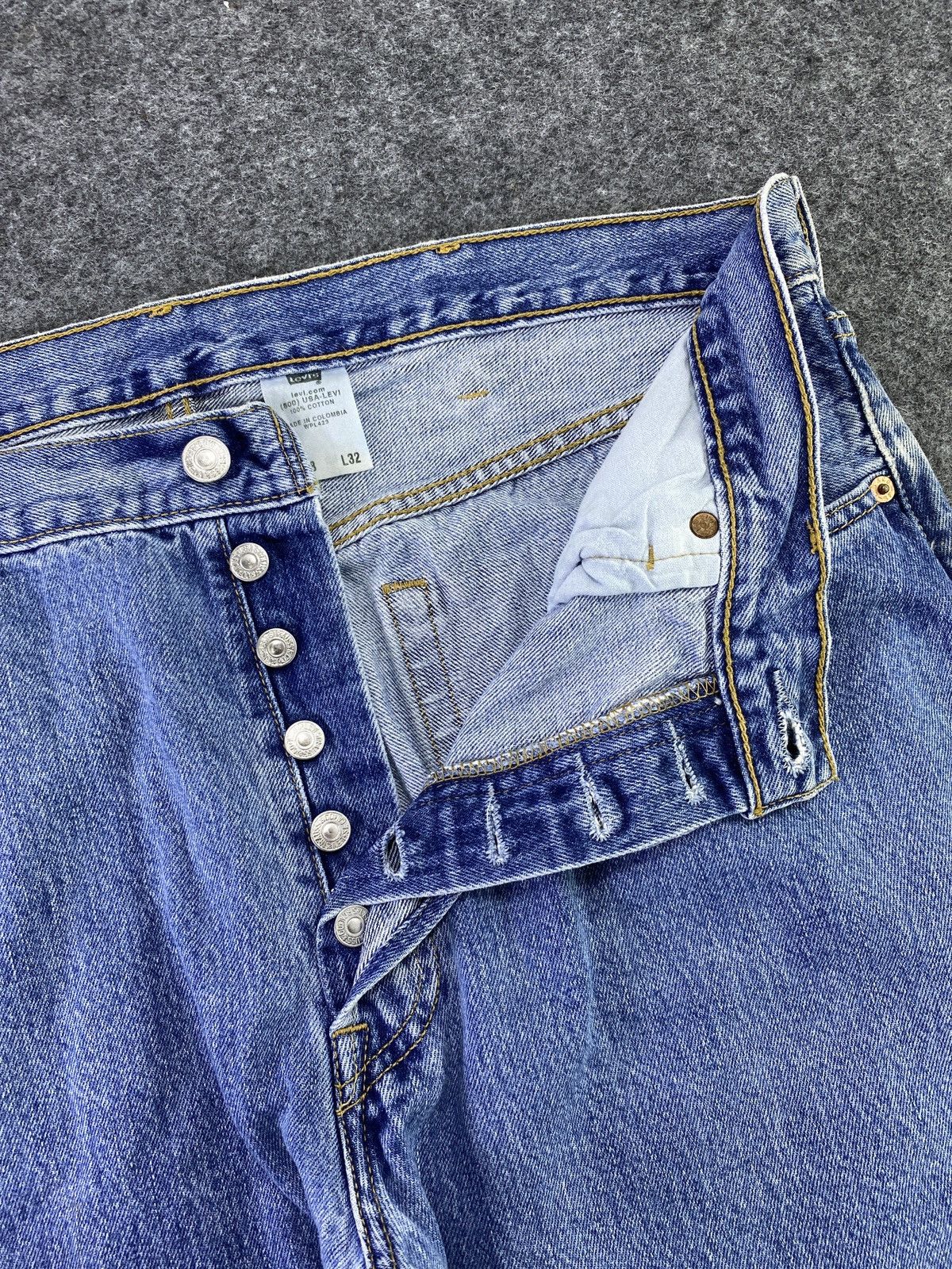 Jean × Levi's × Vintage VINTAGE LEVIS 501 BLUE JEANS 38x32 - J016 Size US 38 / EU 54 - 5 Thumbnail