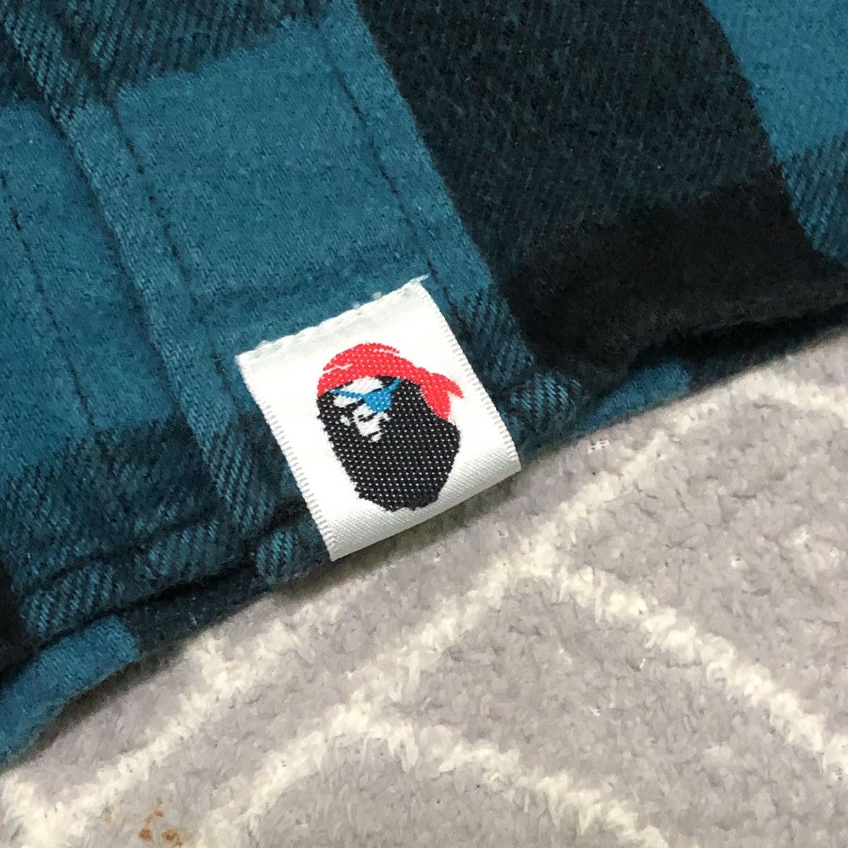 Bape A Bathing Ape Pirate Store Check Flannel Shirts Size US L / EU 52-54 / 3 - 3 Thumbnail