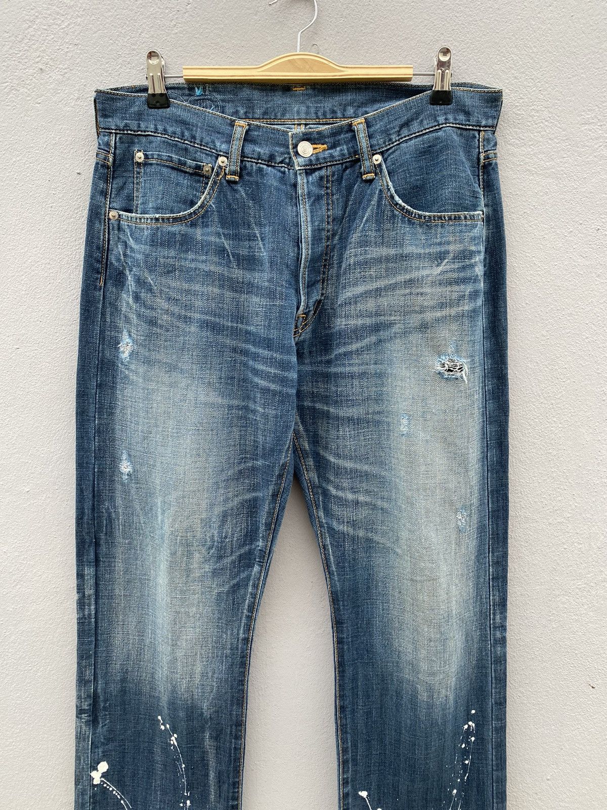 Swagger 💥Japanese Brand “SWAGGER” Splash Paint Technique Denim Size US 32 / EU 48 - 3 Thumbnail