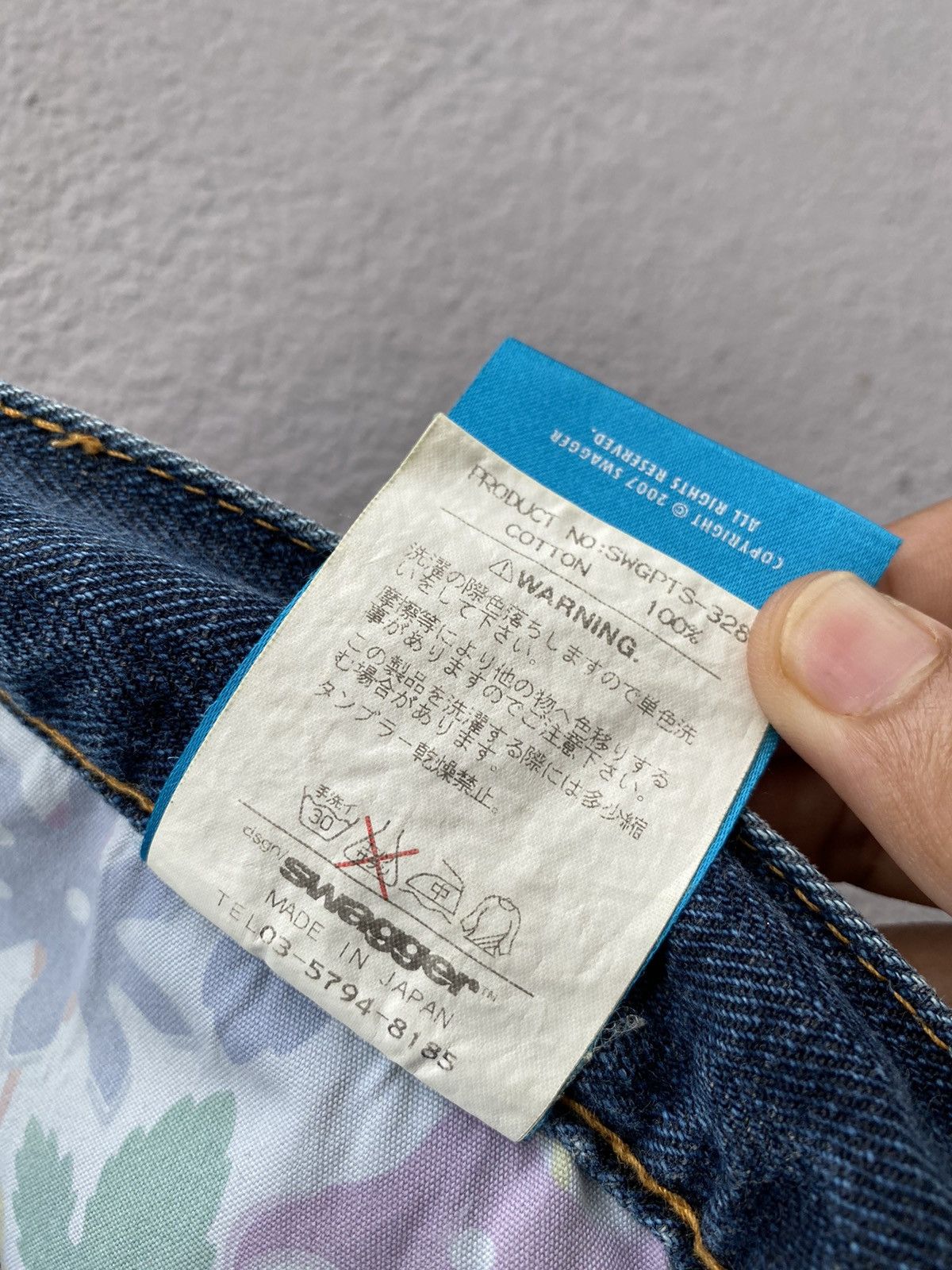 Swagger 💥Japanese Brand “SWAGGER” Splash Paint Technique Denim Size US 32 / EU 48 - 19 Thumbnail
