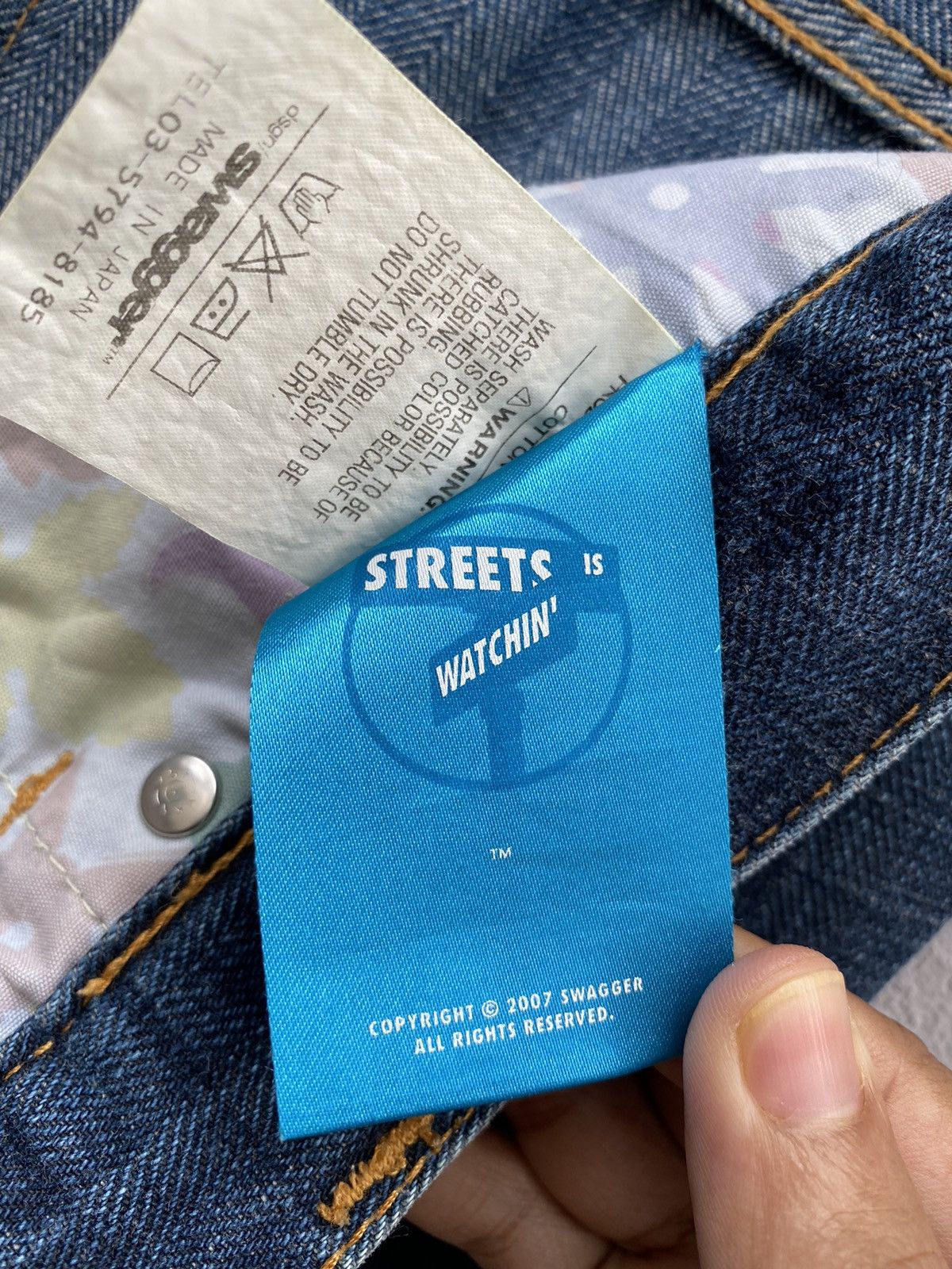 Swagger 💥Japanese Brand “SWAGGER” Splash Paint Technique Denim Size US 32 / EU 48 - 17 Thumbnail