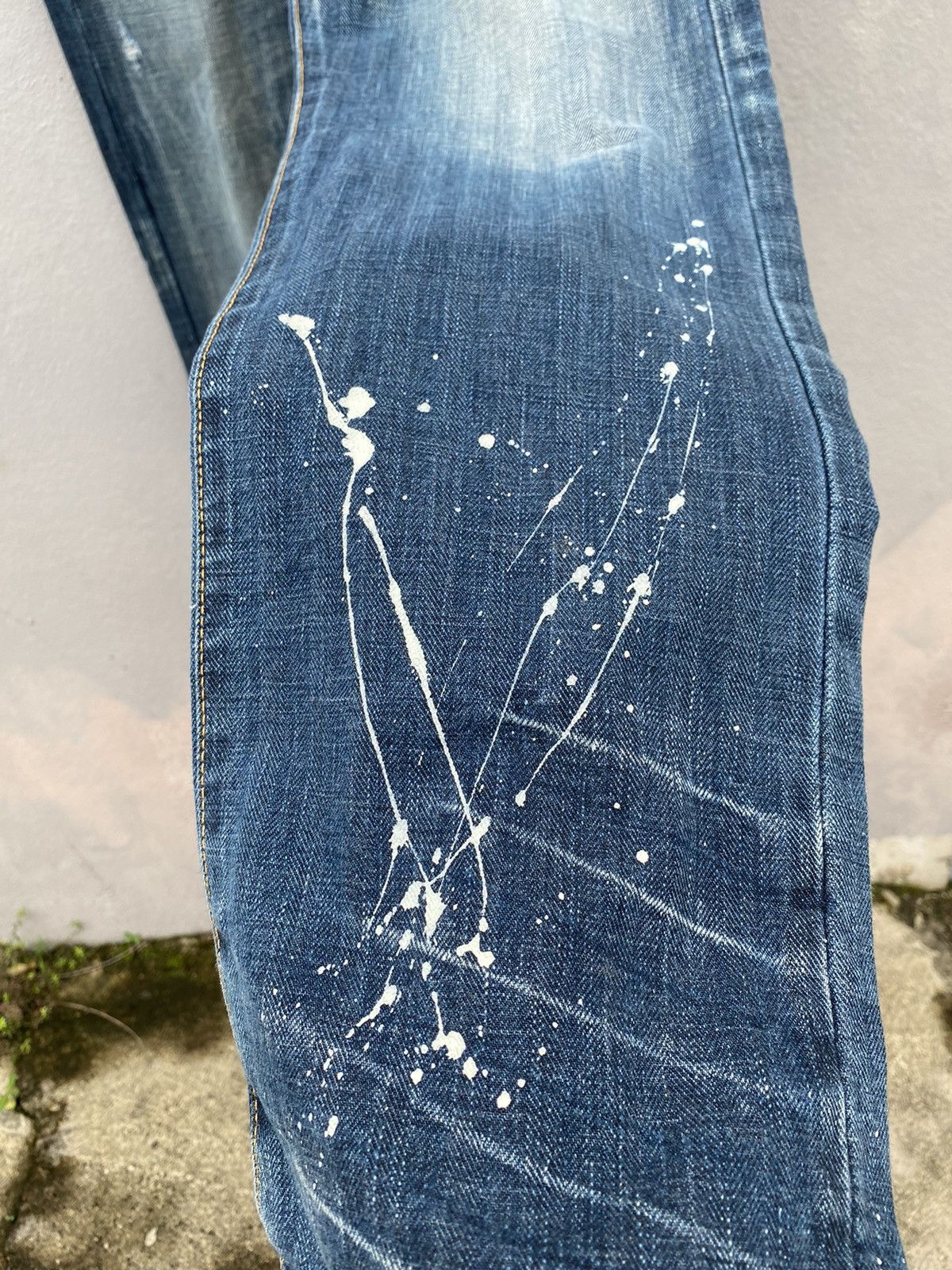 Swagger 💥Japanese Brand “SWAGGER” Splash Paint Technique Denim Size US 32 / EU 48 - 7 Thumbnail