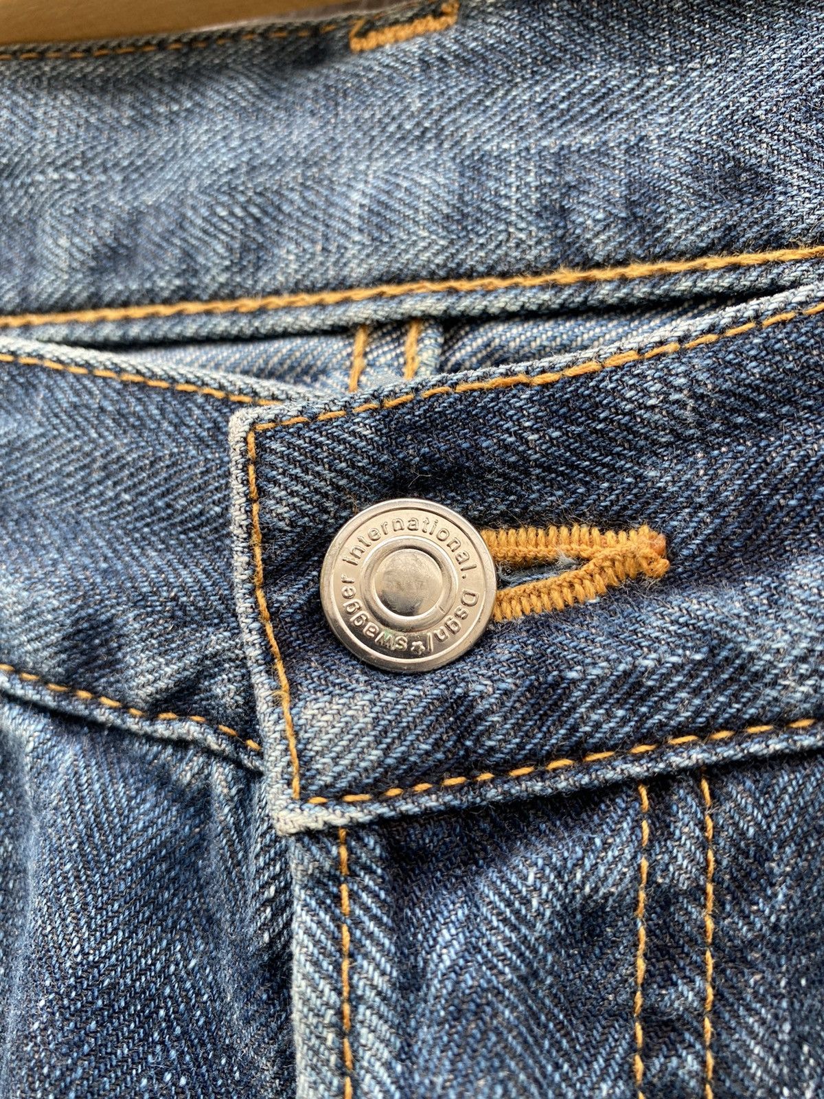 Swagger 💥Japanese Brand “SWAGGER” Splash Paint Technique Denim Size US 32 / EU 48 - 11 Thumbnail
