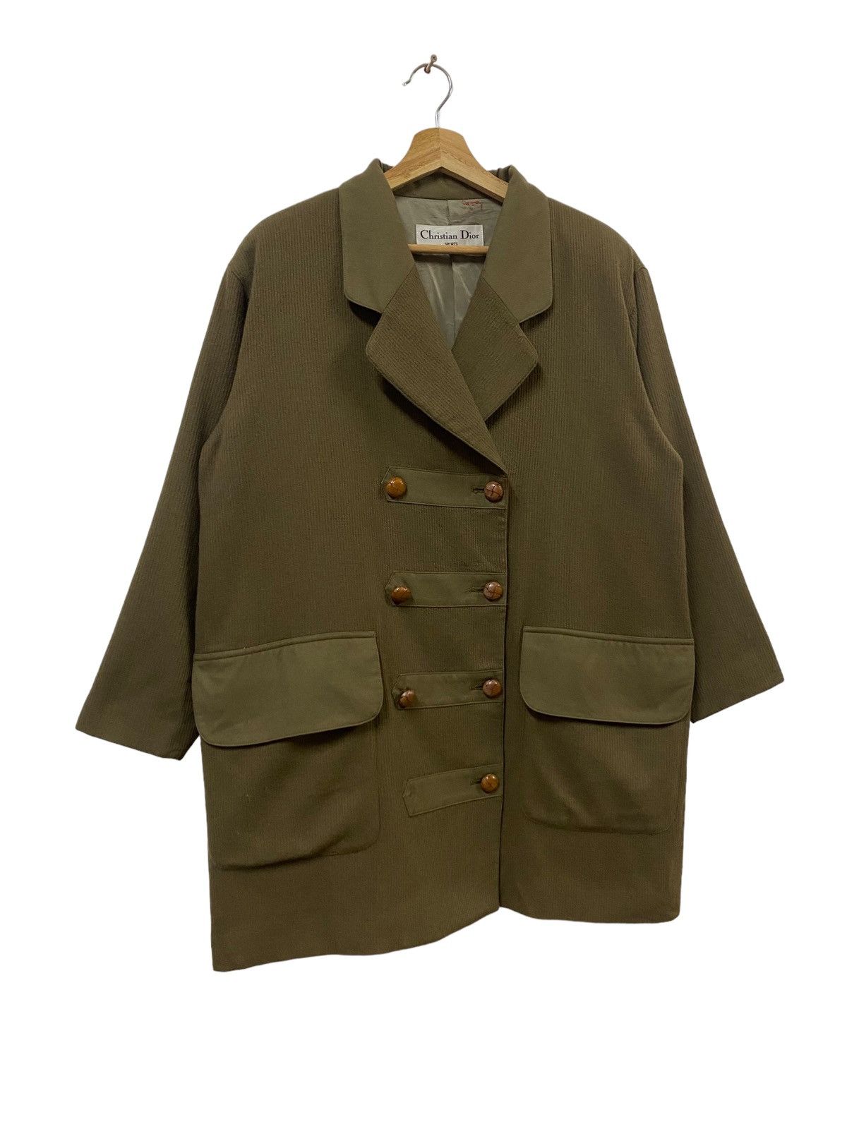 Christian Dior Monsieur × Vintage Vtg🔥Christian Dior Sports Double Breasted Wool Jacket Size US M / EU 48-50 / 2 - 13 Thumbnail