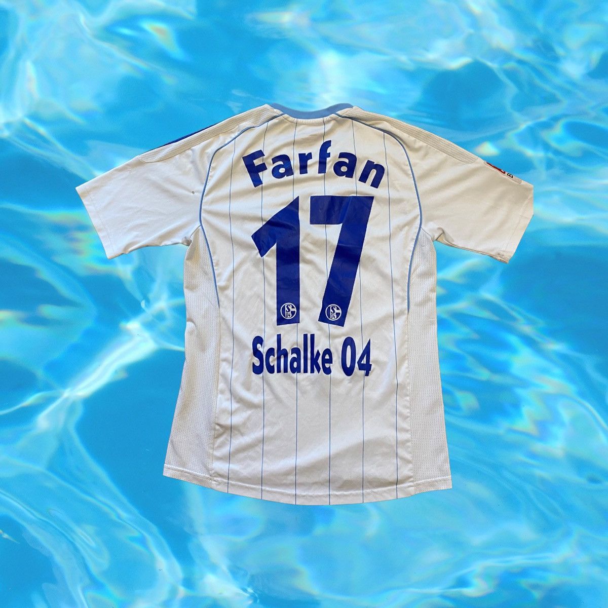2011-12 Farfan Schalke Adidas Bundesliga Football Away Shirt