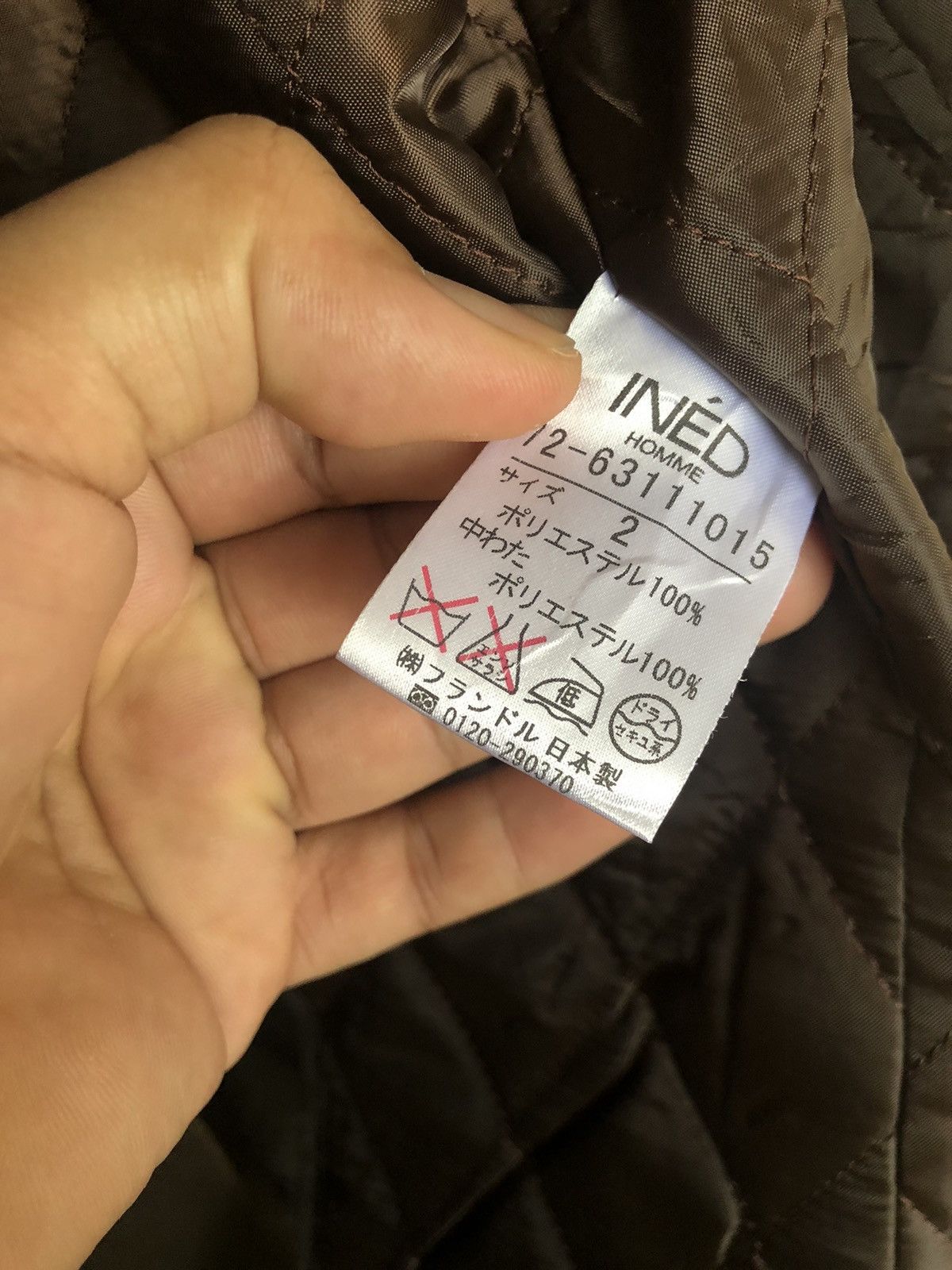 Yohji Yamamoto Vintage INED Homme by Yohji Yamamoto Dark Brown Jacket Size US M / EU 48-50 / 2 - 10 Thumbnail
