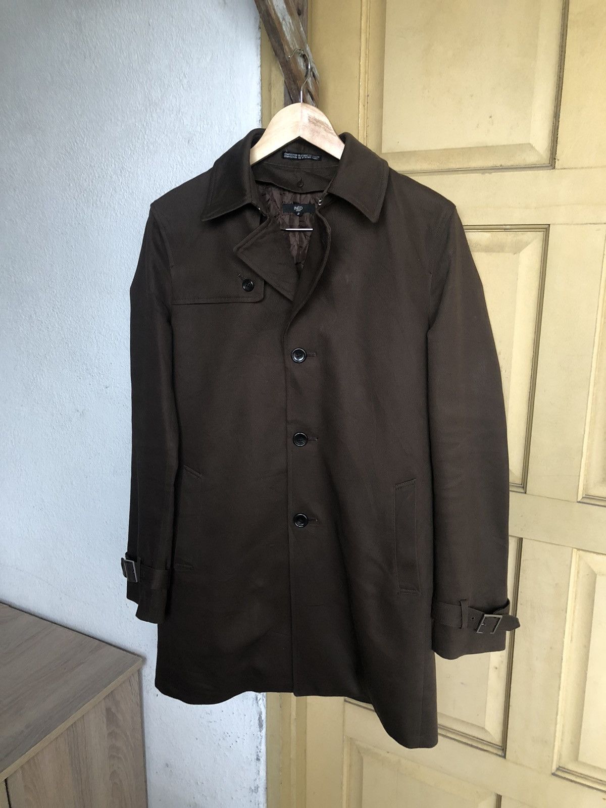 Yohji Yamamoto Vintage INED Homme by Yohji Yamamoto Dark Brown Jacket Size US M / EU 48-50 / 2 - 12 Thumbnail