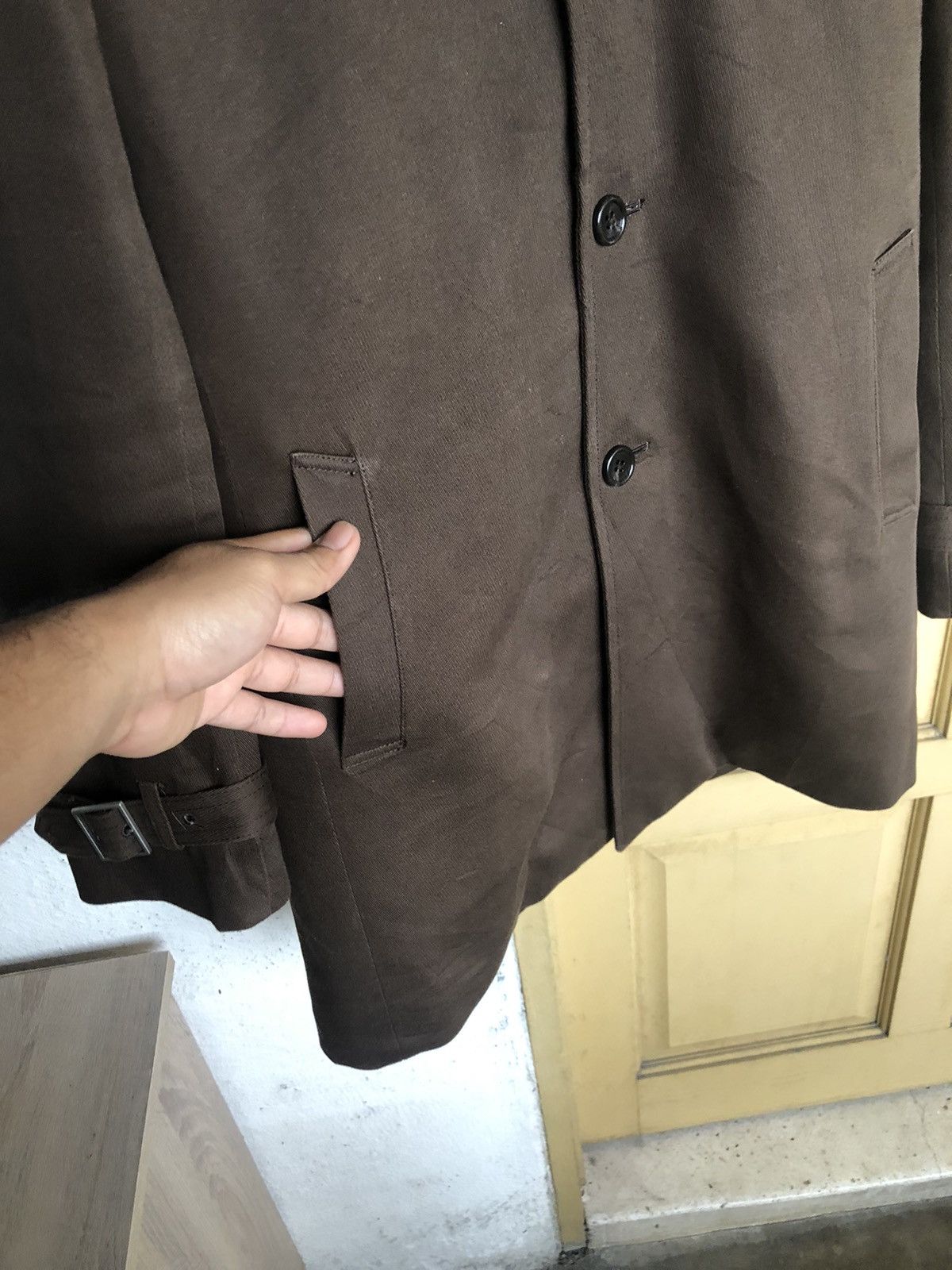 Yohji Yamamoto Vintage INED Homme by Yohji Yamamoto Dark Brown Jacket Size US M / EU 48-50 / 2 - 15 Thumbnail