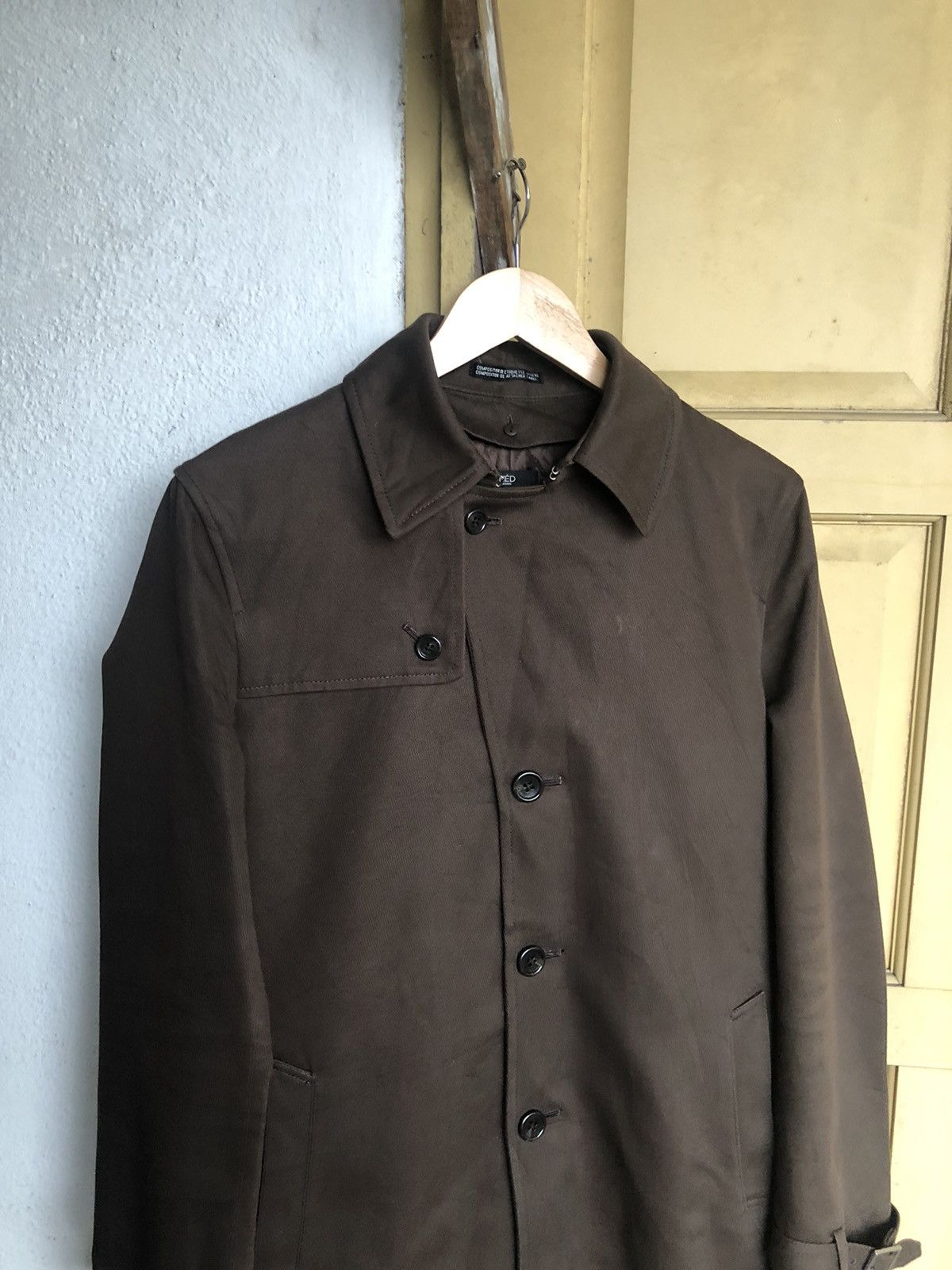Yohji Yamamoto Vintage INED Homme by Yohji Yamamoto Dark Brown Jacket Size US M / EU 48-50 / 2 - 8 Thumbnail