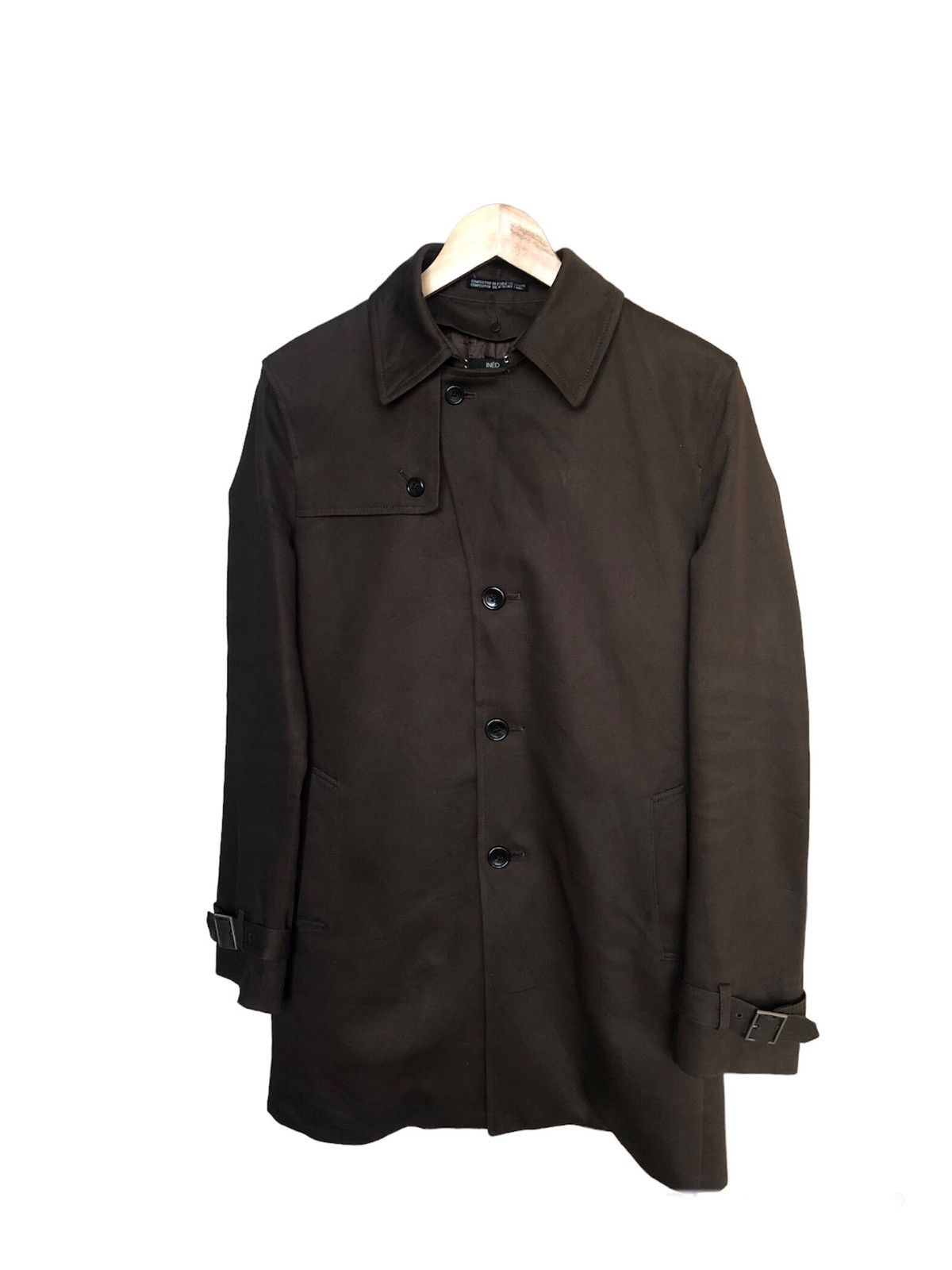 Yohji Yamamoto Vintage INED Homme by Yohji Yamamoto Dark Brown Jacket Size US M / EU 48-50 / 2 - 3 Thumbnail