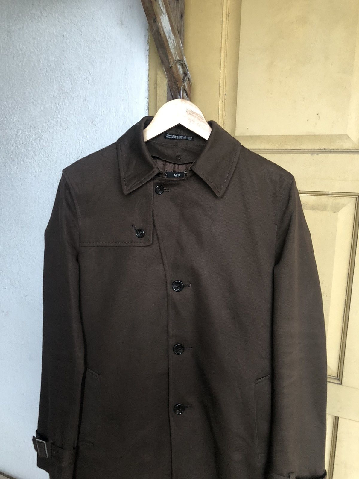 Yohji Yamamoto Vintage INED Homme by Yohji Yamamoto Dark Brown Jacket Size US M / EU 48-50 / 2 - 7 Thumbnail