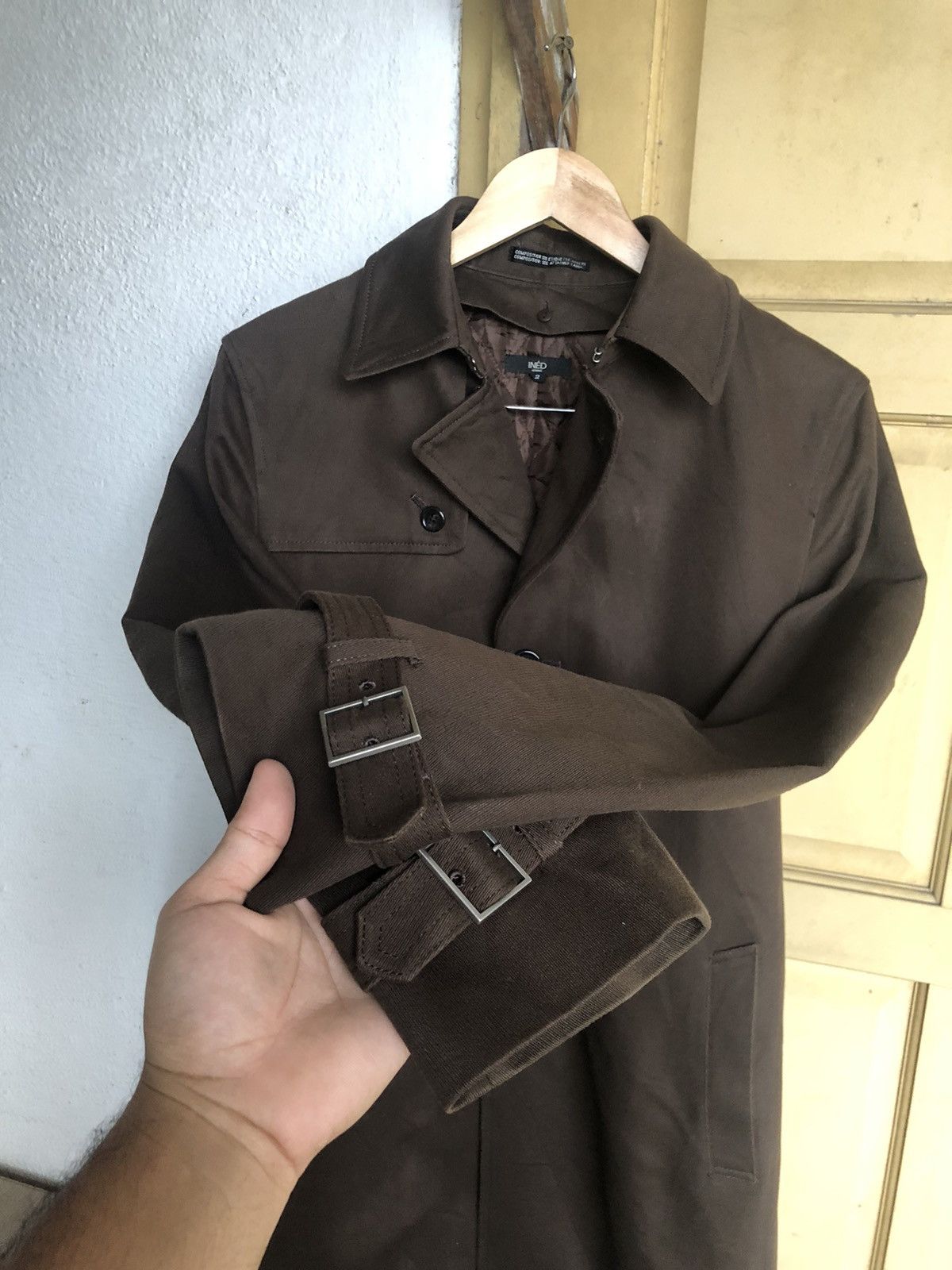 Yohji Yamamoto Vintage INED Homme by Yohji Yamamoto Dark Brown Jacket Size US M / EU 48-50 / 2 - 13 Thumbnail