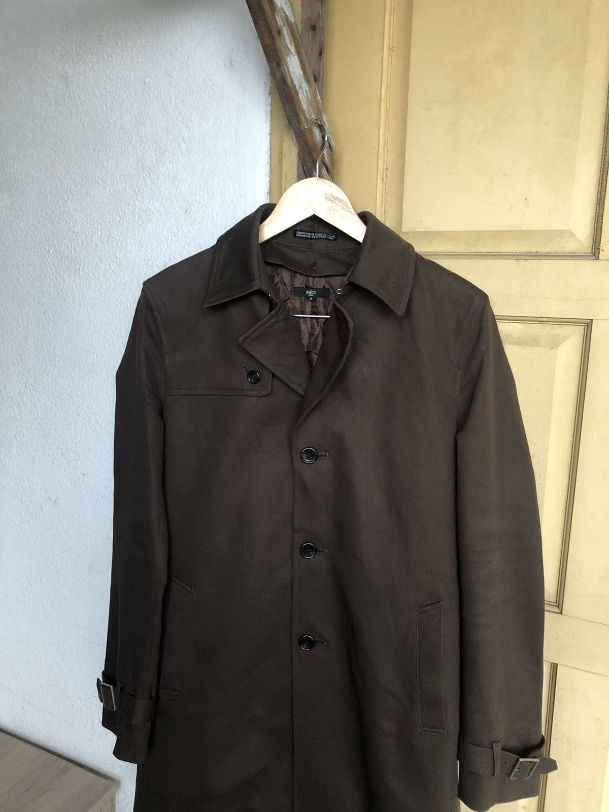 Yohji Yamamoto Vintage INED Homme by Yohji Yamamoto Dark Brown Jacket Size US M / EU 48-50 / 2 - 11 Thumbnail