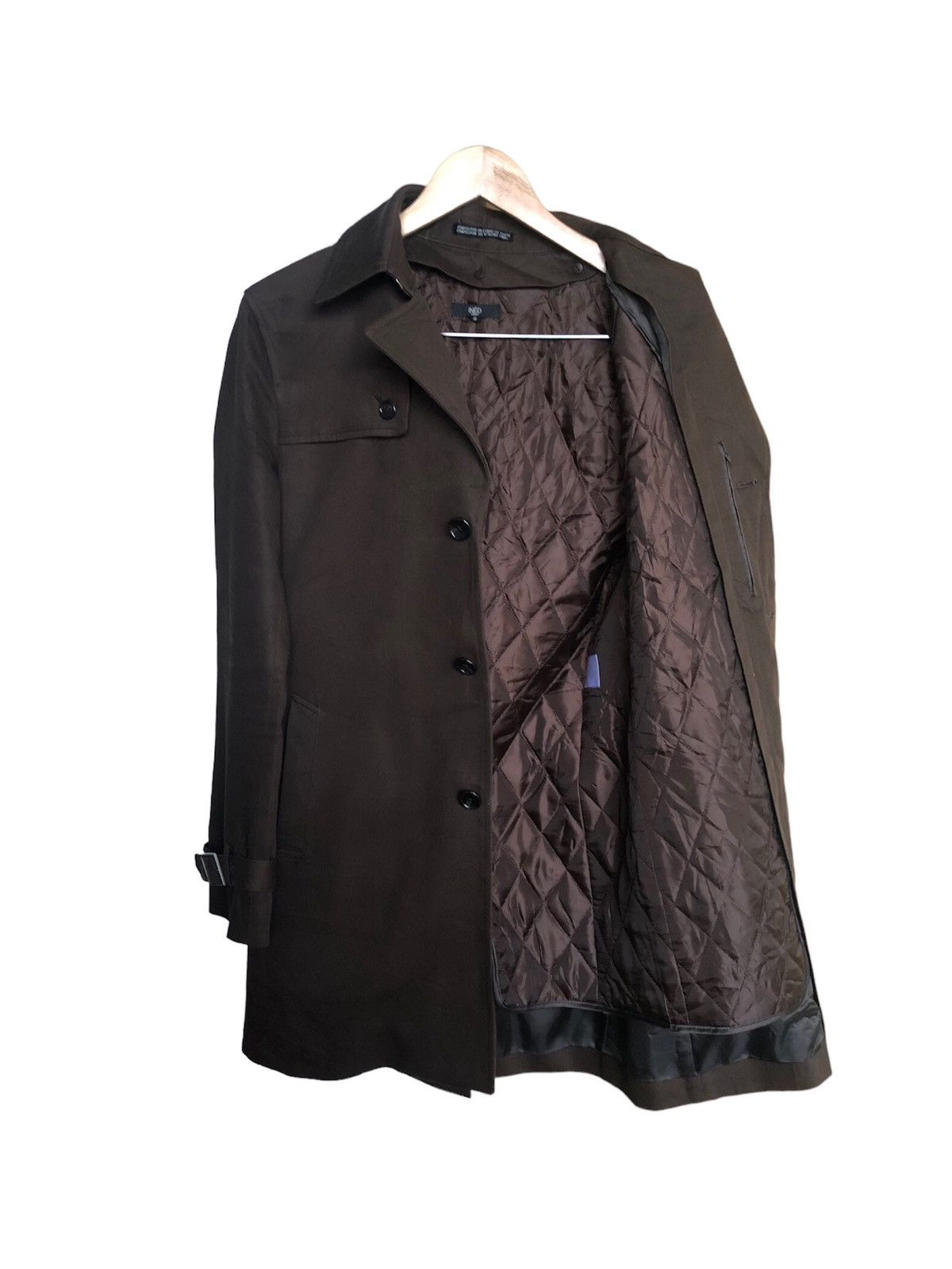 Yohji Yamamoto Vintage INED Homme by Yohji Yamamoto Dark Brown Jacket Size US M / EU 48-50 / 2 - 2 Thumbnail
