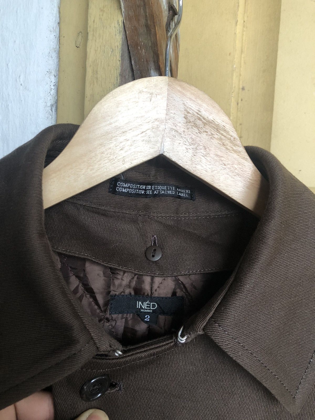 Yohji Yamamoto Vintage INED Homme by Yohji Yamamoto Dark Brown Jacket Size US M / EU 48-50 / 2 - 9 Thumbnail