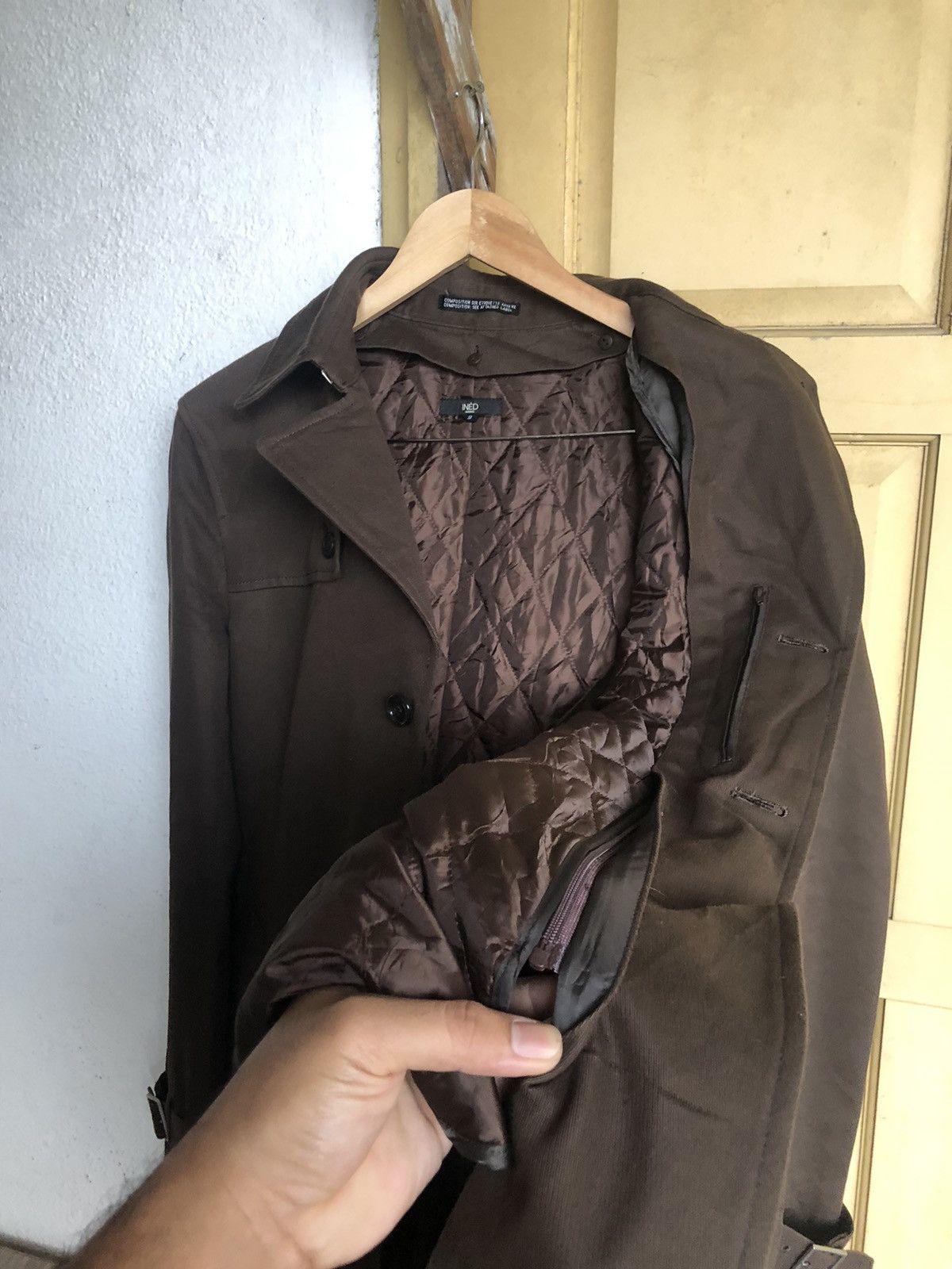 Yohji Yamamoto Vintage INED Homme by Yohji Yamamoto Dark Brown Jacket Size US M / EU 48-50 / 2 - 20 Thumbnail