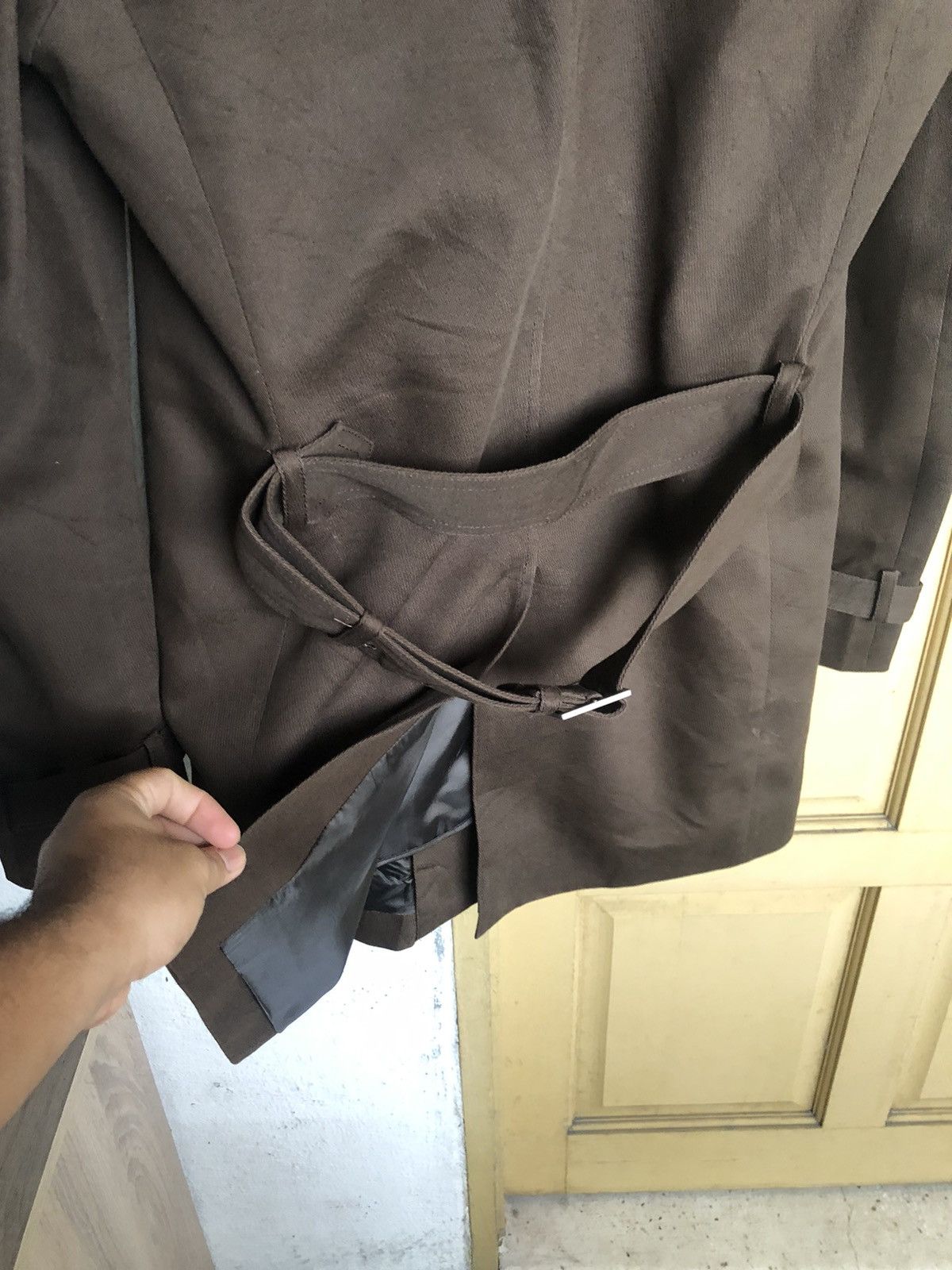 Yohji Yamamoto Vintage INED Homme by Yohji Yamamoto Dark Brown Jacket Size US M / EU 48-50 / 2 - 19 Thumbnail