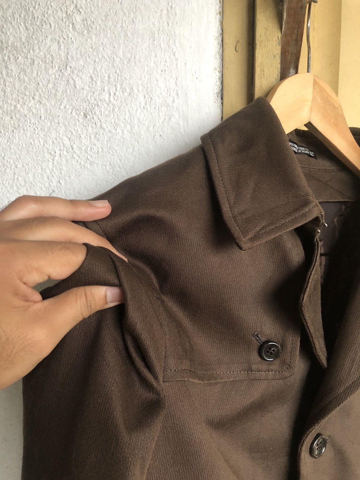 Yohji Yamamoto Vintage INED Homme by Yohji Yamamoto Dark Brown Jacket Size US M / EU 48-50 / 2 - 16 Thumbnail