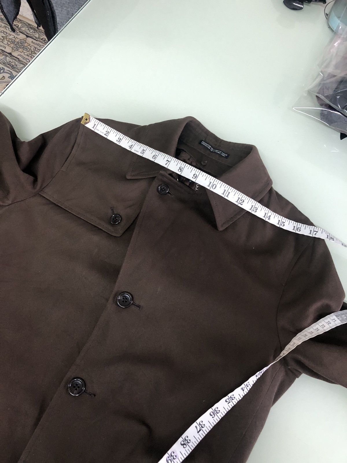 Yohji Yamamoto Vintage INED Homme by Yohji Yamamoto Dark Brown Jacket Size US M / EU 48-50 / 2 - 22 Thumbnail
