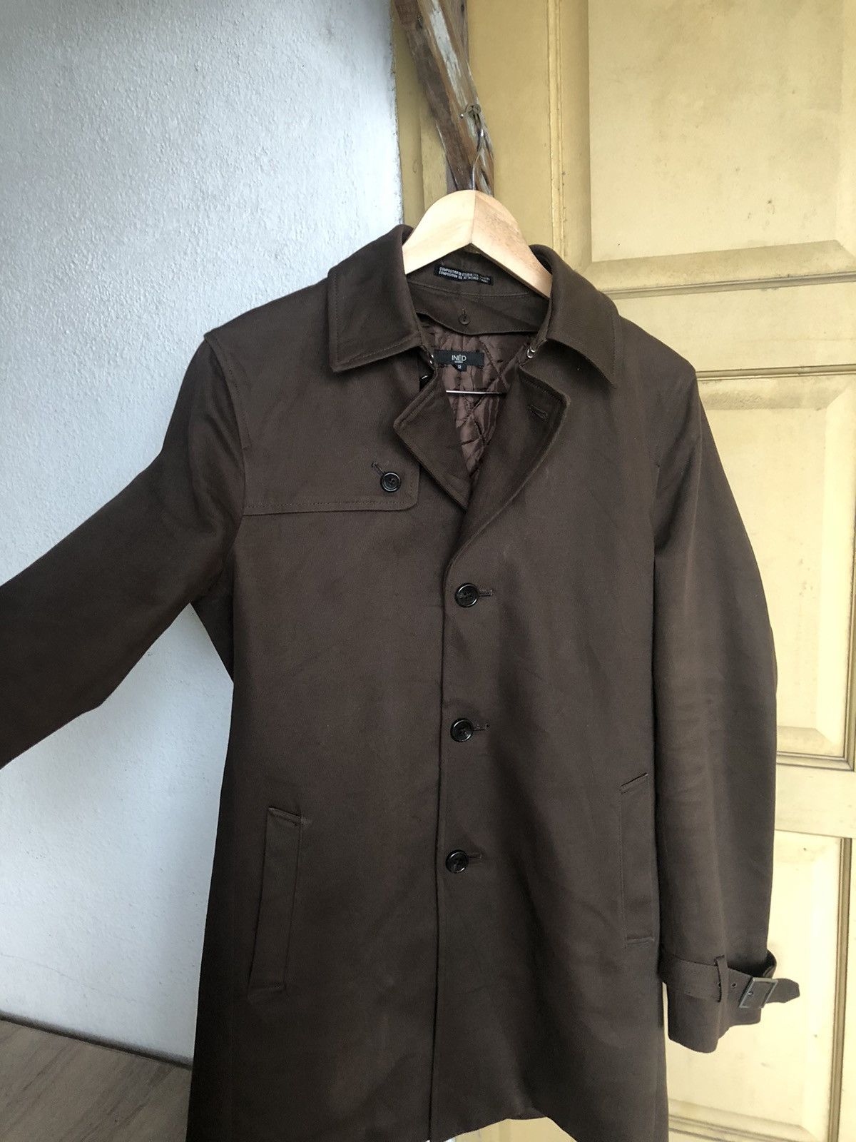 Yohji Yamamoto Vintage INED Homme by Yohji Yamamoto Dark Brown Jacket Size US M / EU 48-50 / 2 - 14 Thumbnail