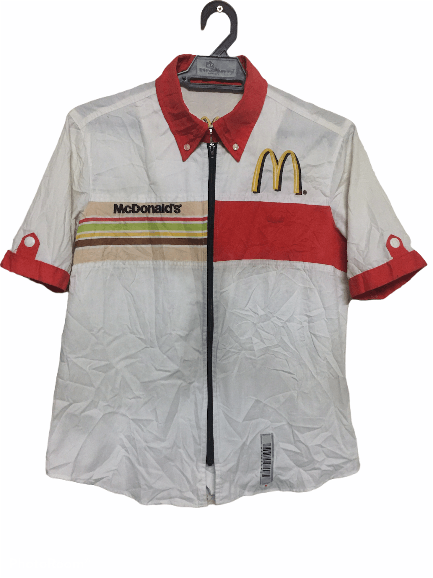 Vintage 🔥Hard to find🔥Vintage McDonald’s Work Shirt Zip Size US S / EU 44-46 / 1 - 1 Thumbnail