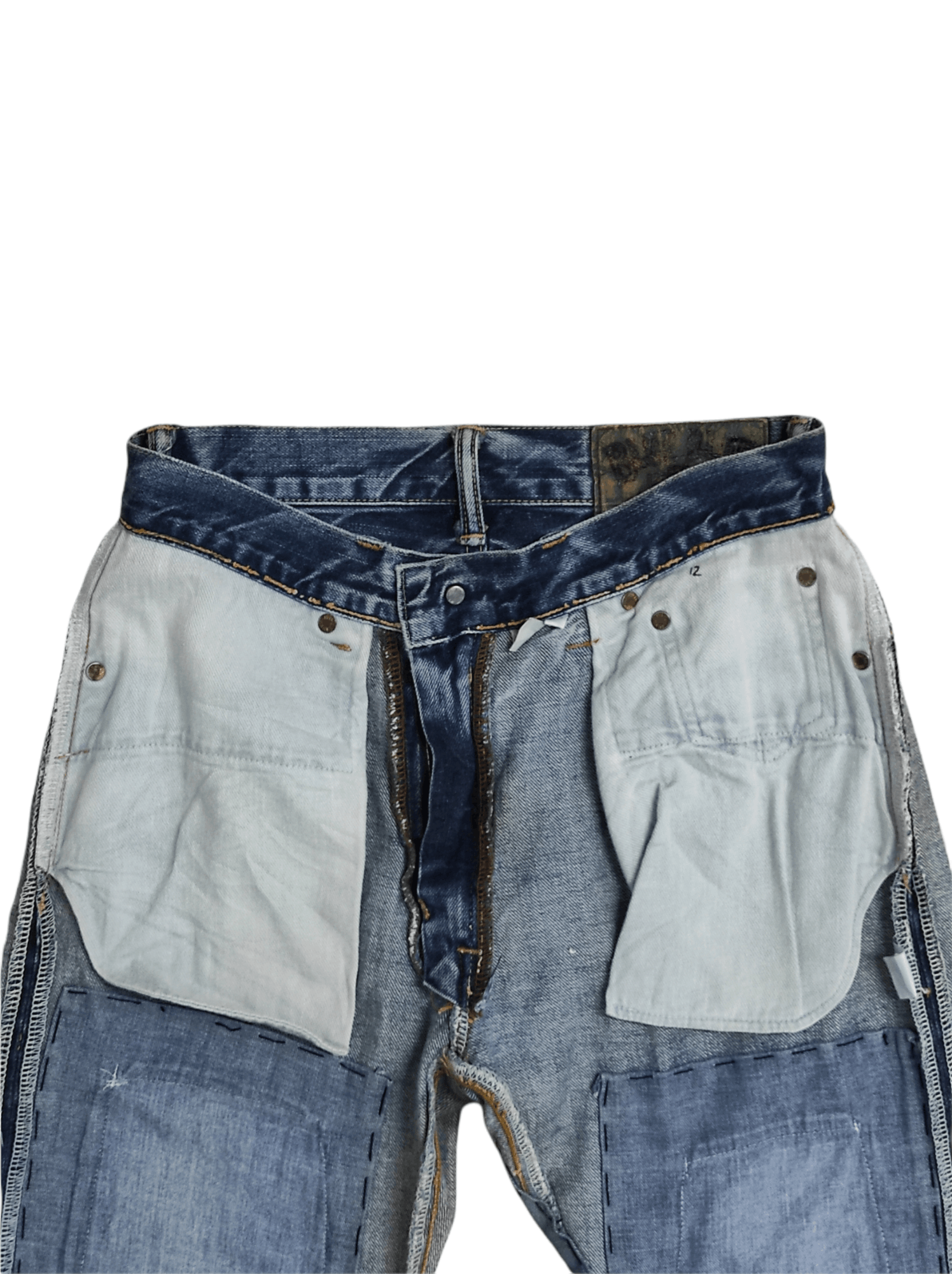 Blue Blue Japan The Indigo Hand Made Reconstruction Jeans Size US 30 / EU 46 - 8 Thumbnail