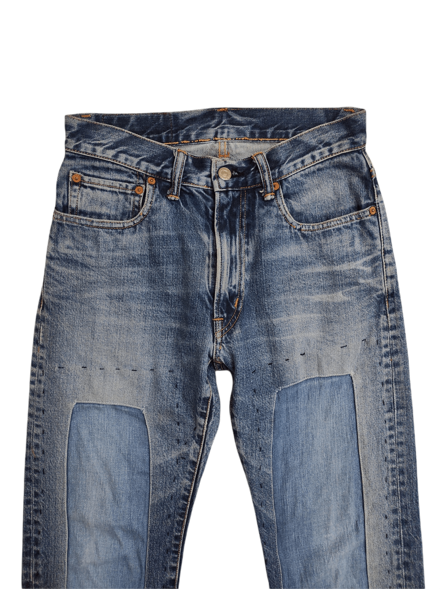 Blue Blue Japan The Indigo Hand Made Reconstruction Jeans Size US 30 / EU 46 - 5 Thumbnail