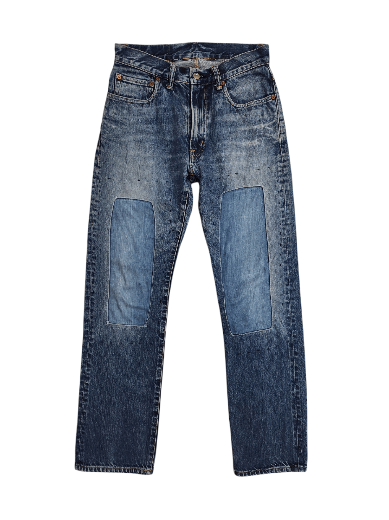 Blue Blue Japan The Indigo Hand Made Reconstruction Jeans Size US 30 / EU 46 - 1 Thumbnail