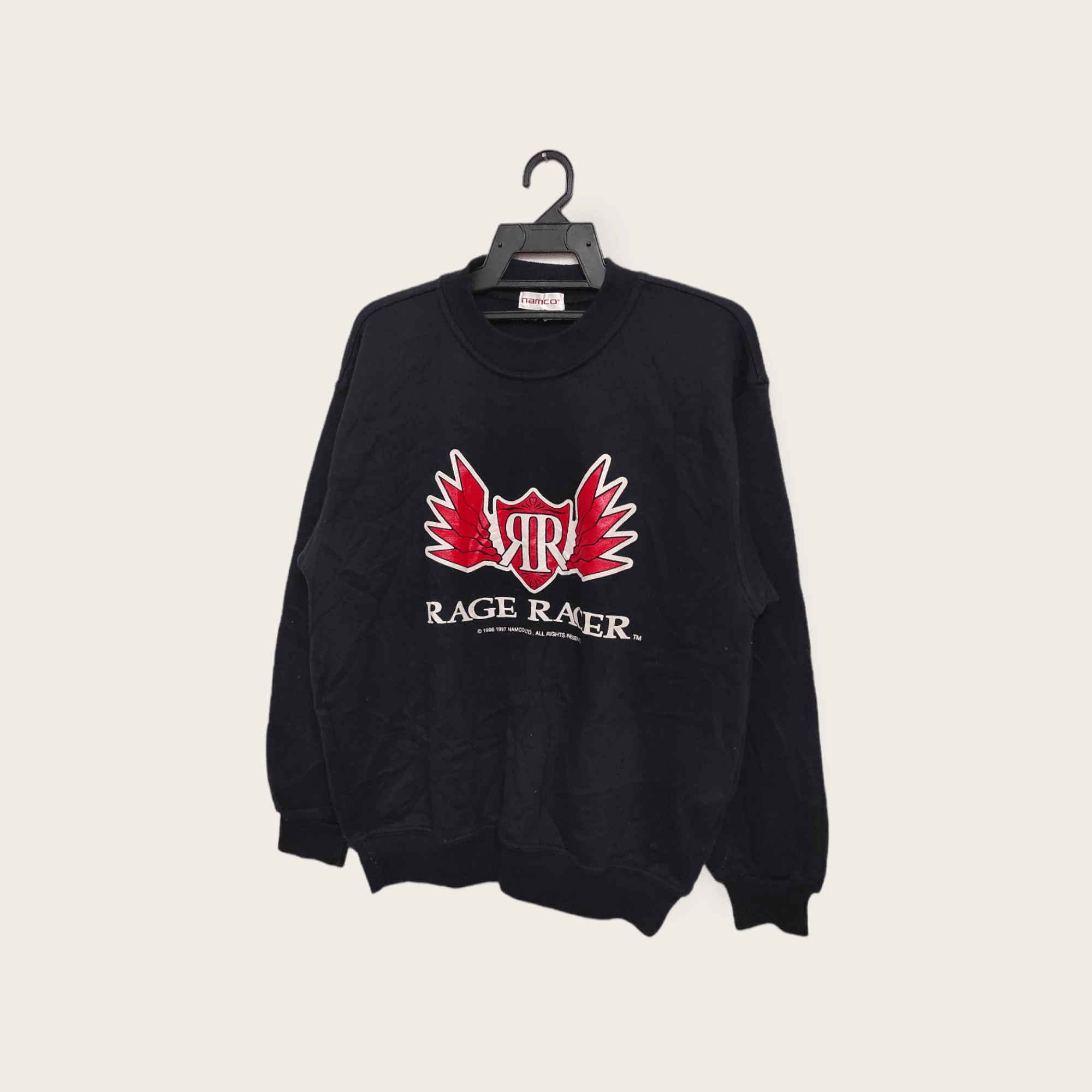 Playstation Vintage RAGE RACER 1996 1997 NAMCO Promo sweater Size US M / EU 48-50 / 2 - 7 Thumbnail