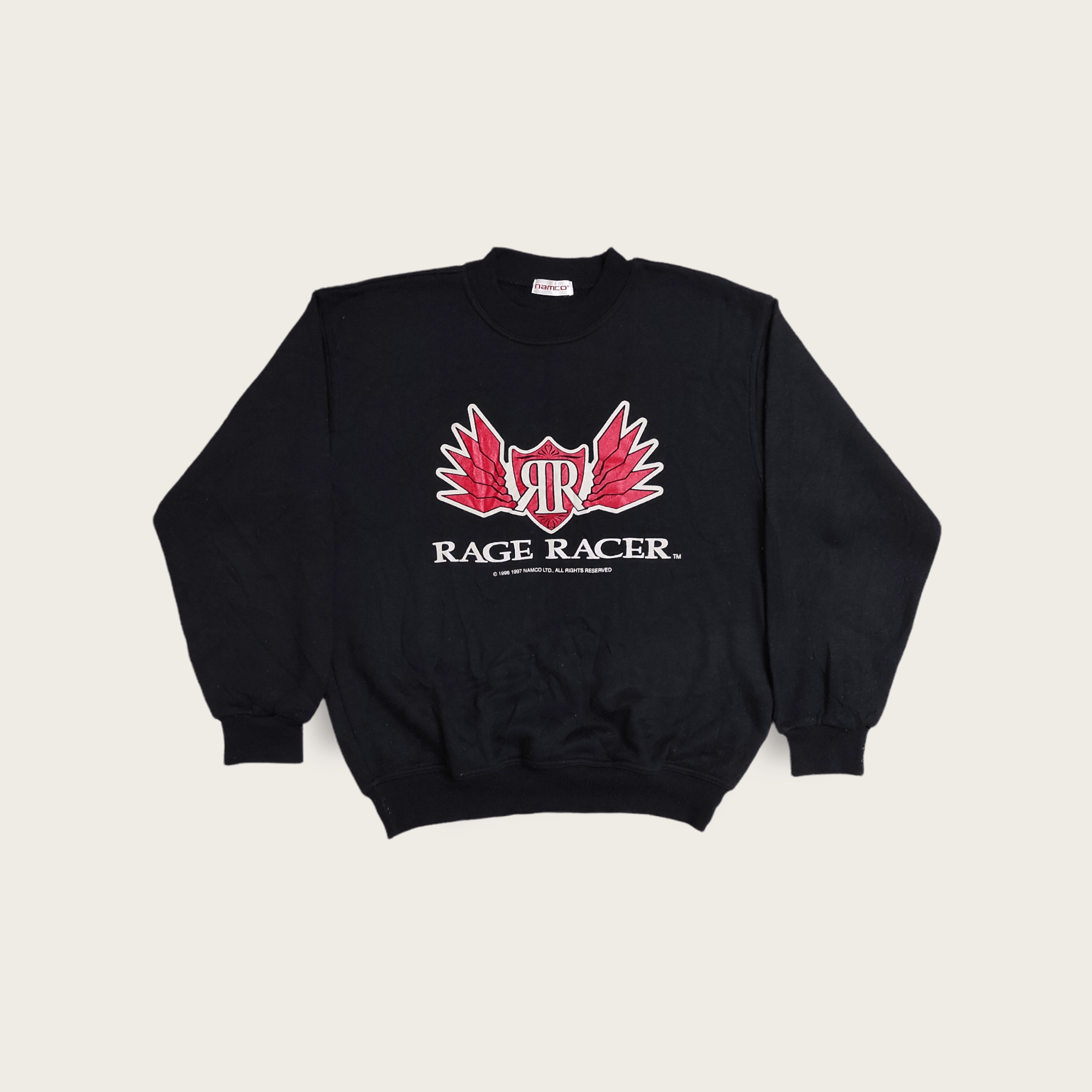 Playstation Vintage RAGE RACER 1996 1997 NAMCO Promo sweater Size US M / EU 48-50 / 2 - 4 Thumbnail
