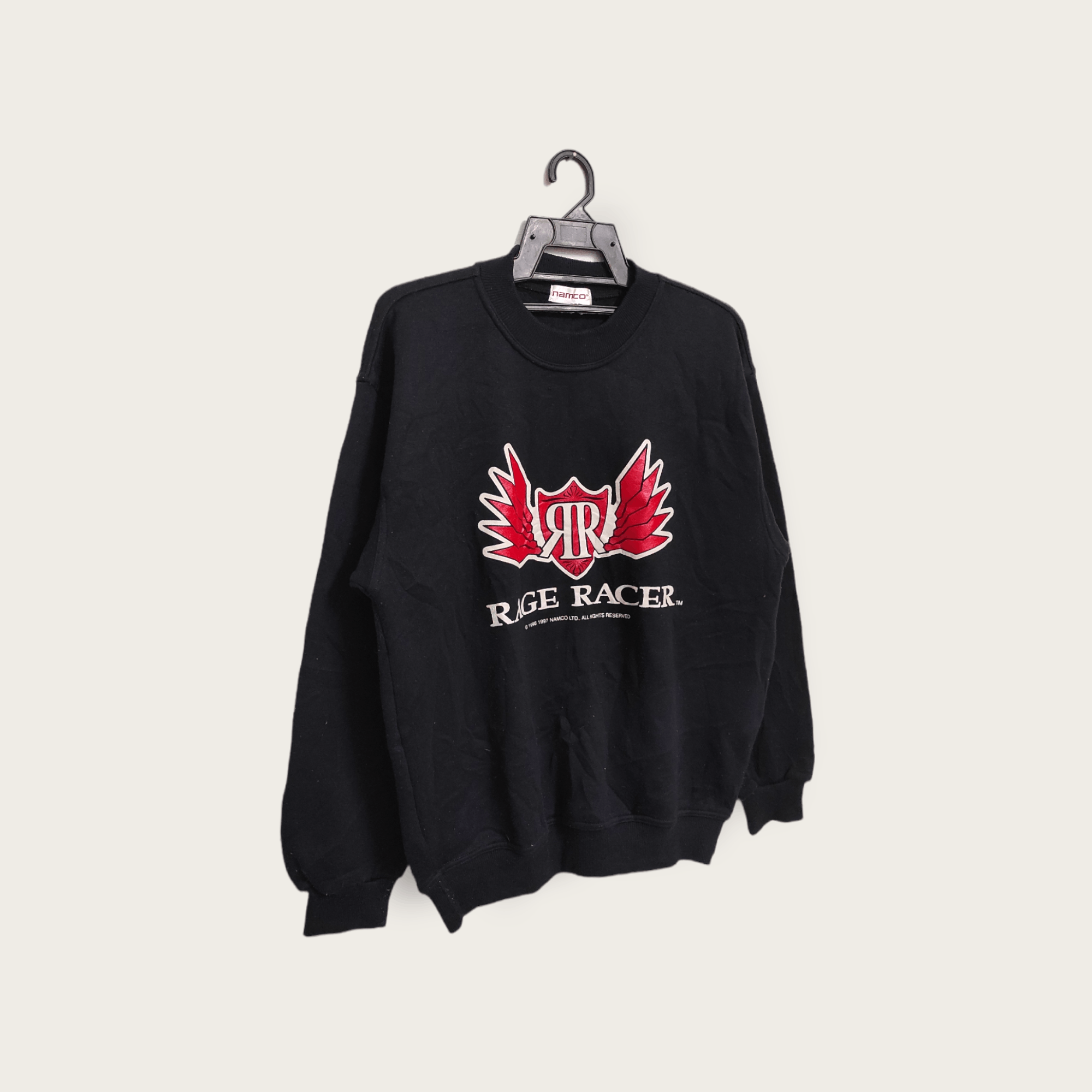 Playstation Vintage RAGE RACER 1996 1997 NAMCO Promo sweater Size US M / EU 48-50 / 2 - 8 Thumbnail