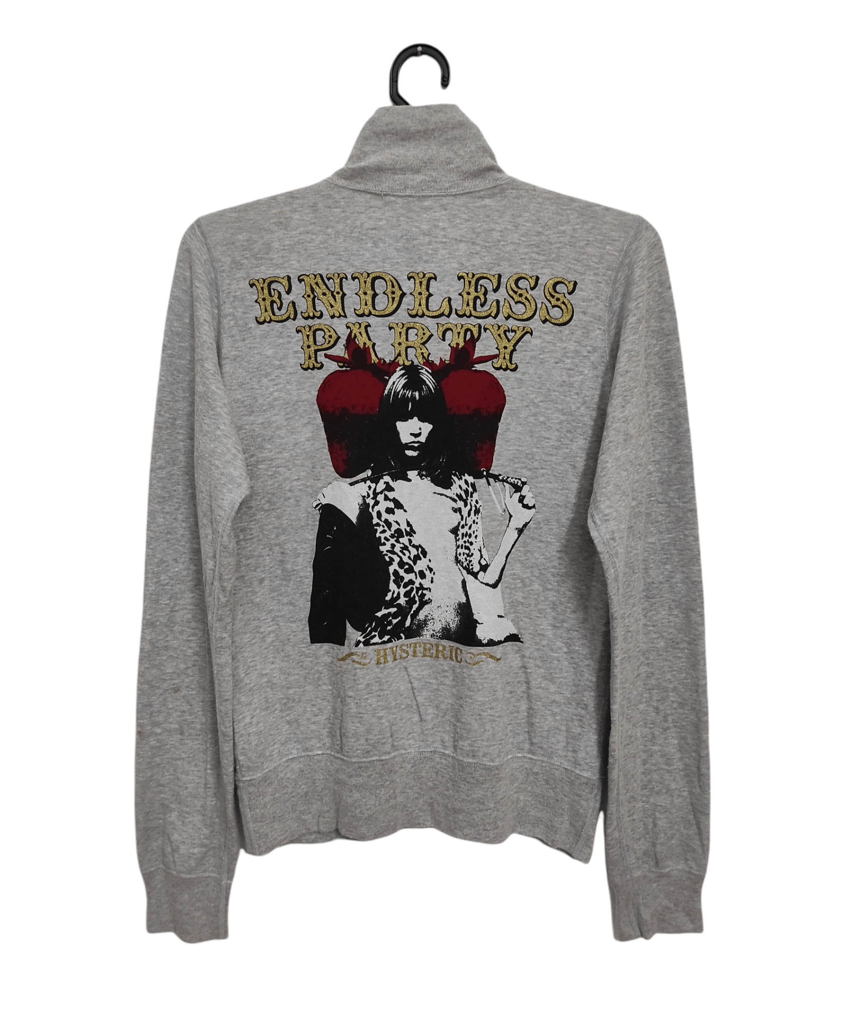 image of Archival Clothing x Hysteric Glamour Archive Hysteric Glamour Endless Party Zip Up Sweatshirt in He